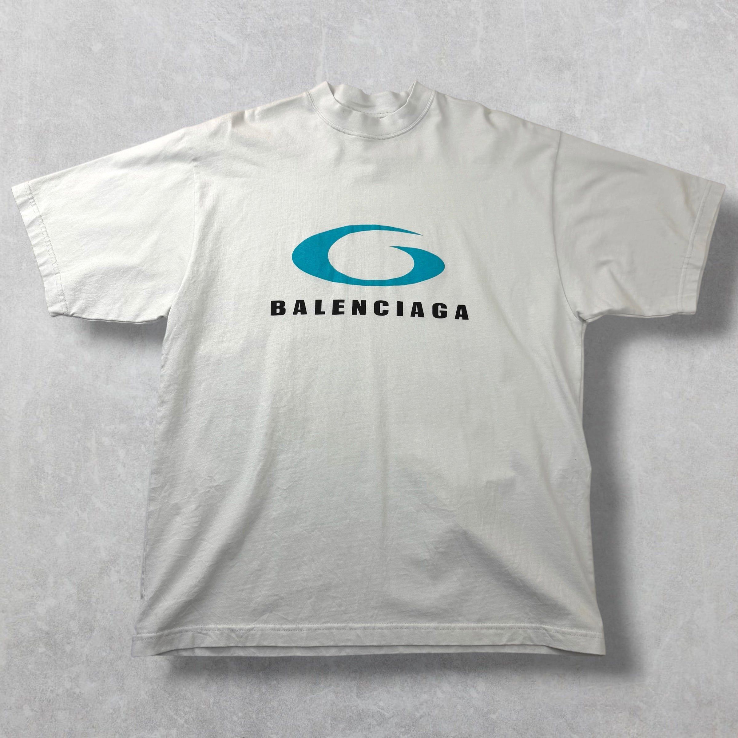 Balenciaga Balenciaga Loop Sports Icon Oversized Tee M (L) Size US L / EU 52-54 / 3 - 1 Thumbnail