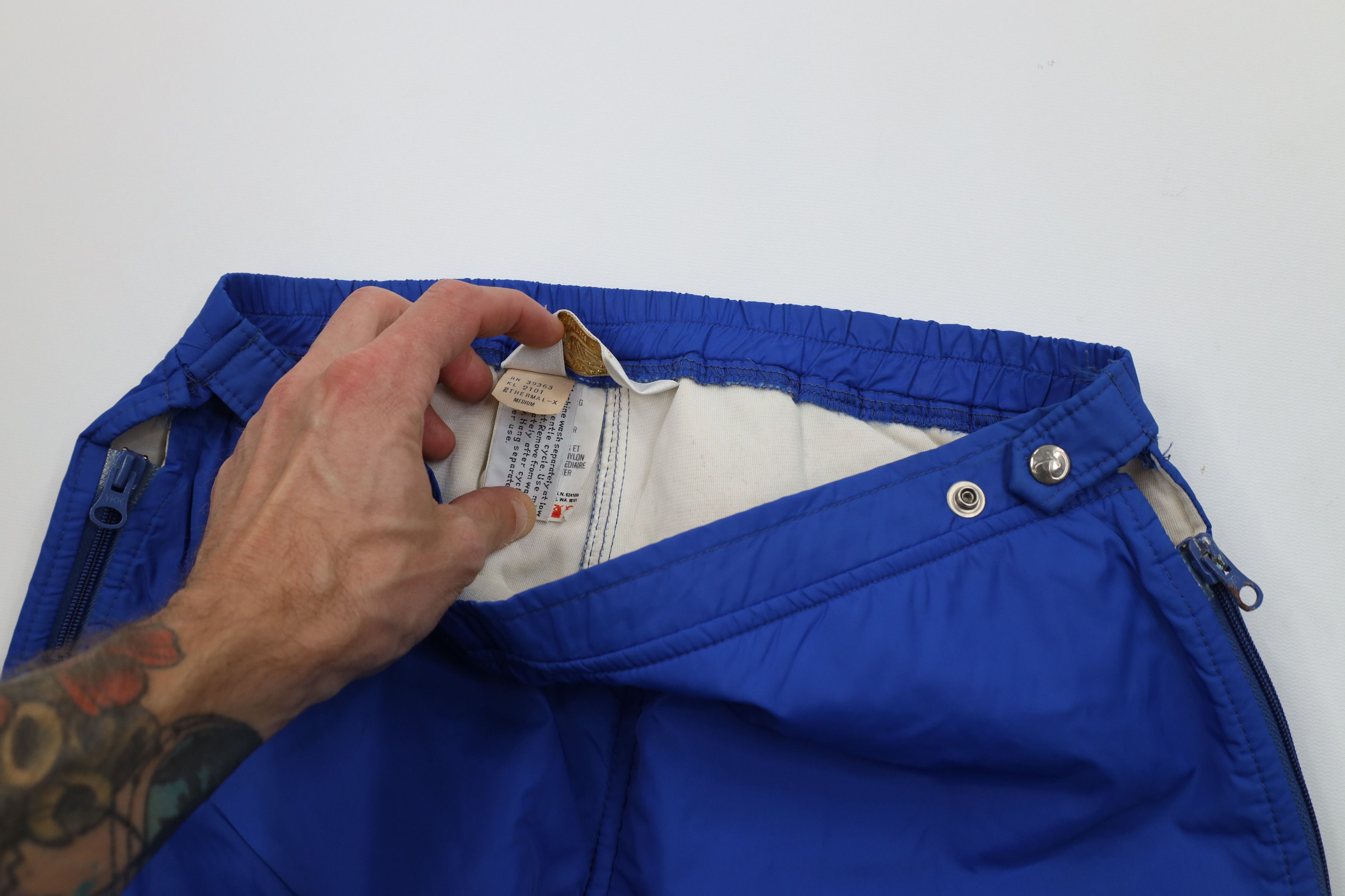 Vintage Vintage 70s Streetwear Insulated Winter Snow Pants USA Size US 34 / EU 50 - 8 Thumbnail
