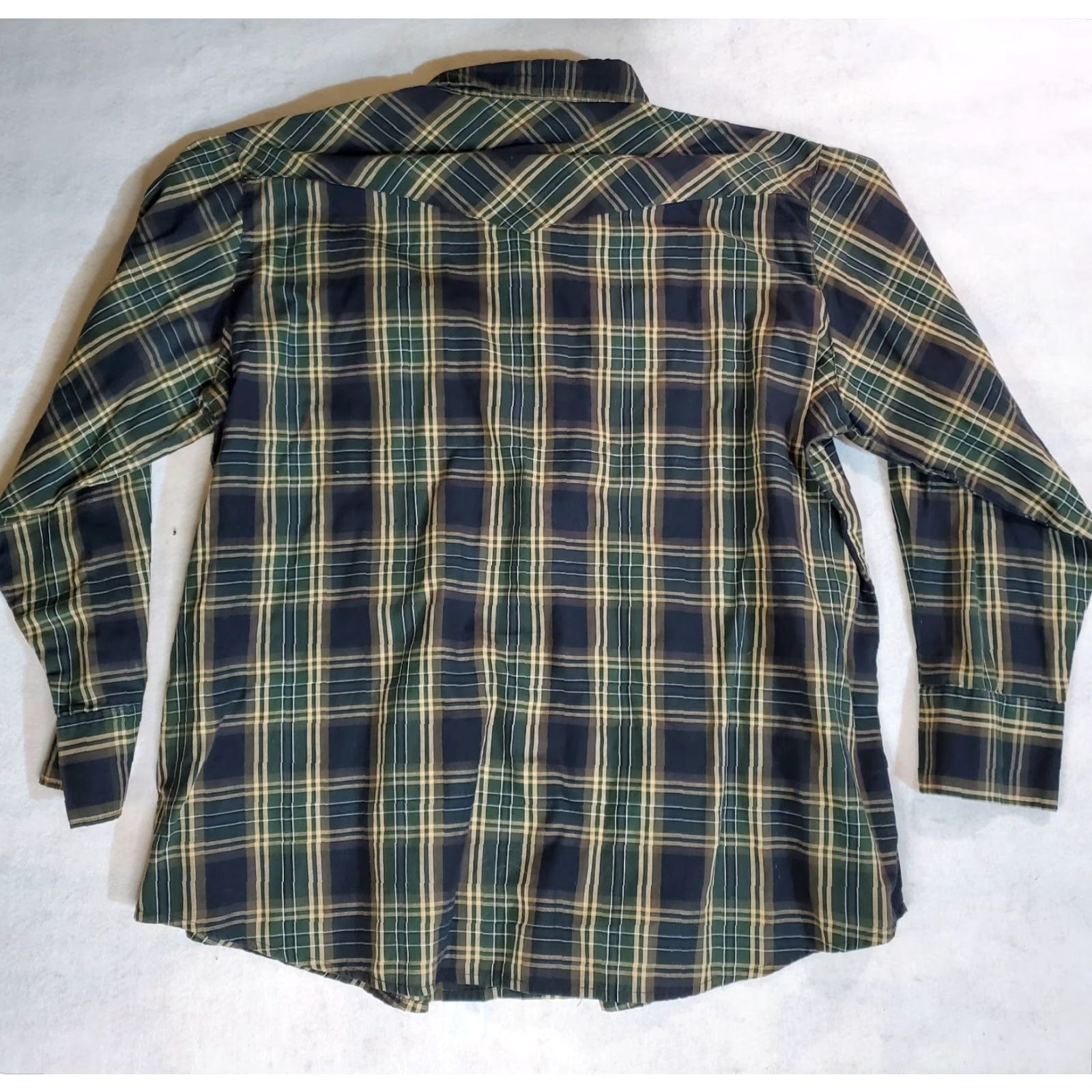 Vintage Bit & Bridle Western Style Rodeo Shirt Long Sleeve Pearl Snap Mens Size 3XL Size US XXL / EU 58 / 5 - 6 Thumbnail