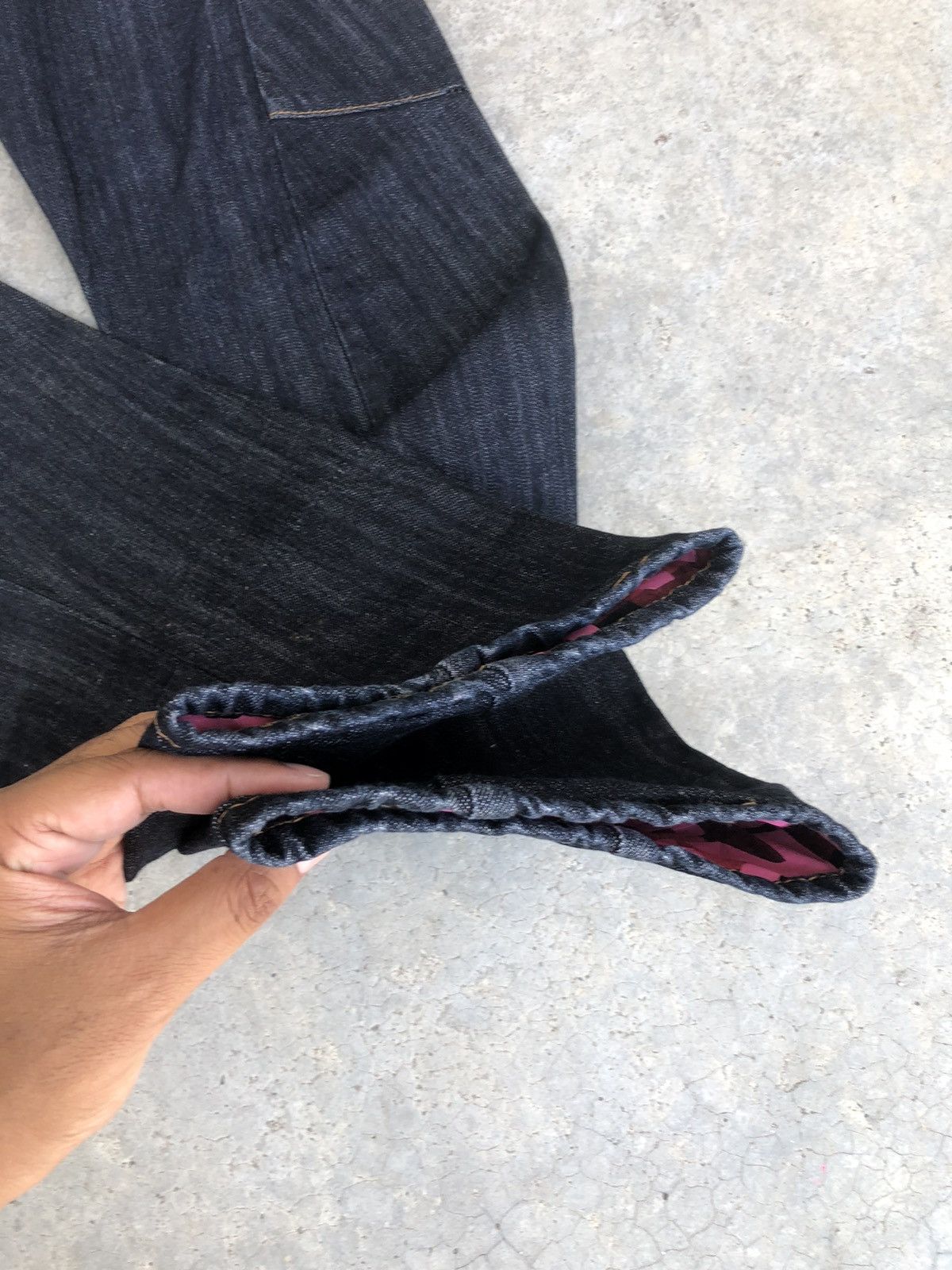 Japanese Brand Japanese Theoria Double Waist Distressed Jeans Size US 32 / EU 48 - 14 Thumbnail