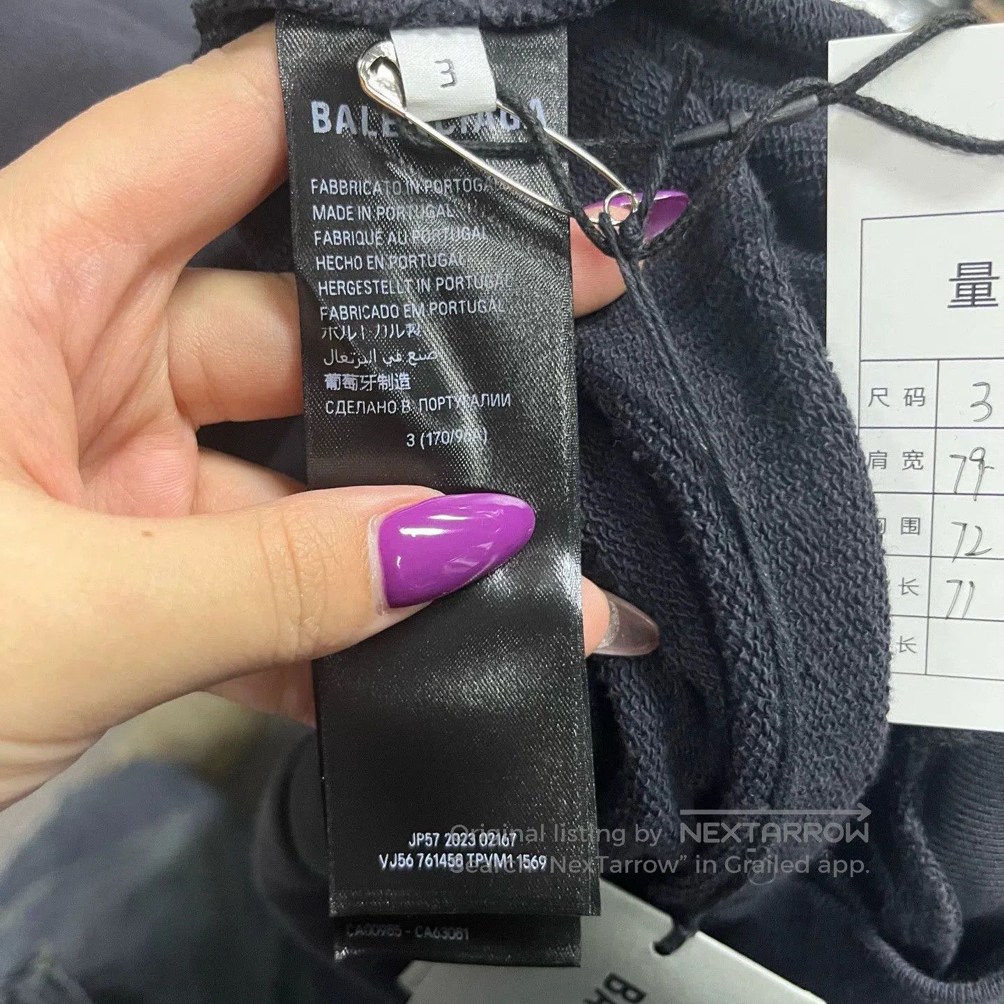 Balenciaga balenciaga black printed hoodie long sleeves. Size US M / EU 48-50 / 2 - 8 Thumbnail