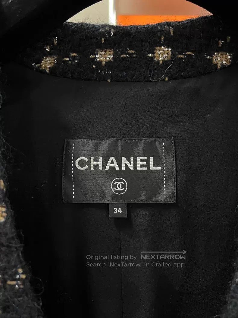 Chanel Chanel Snow series catwalk style deep v-neck tweed jacket Size XXS / US 00 / IT 34 - 5 Thumbnail