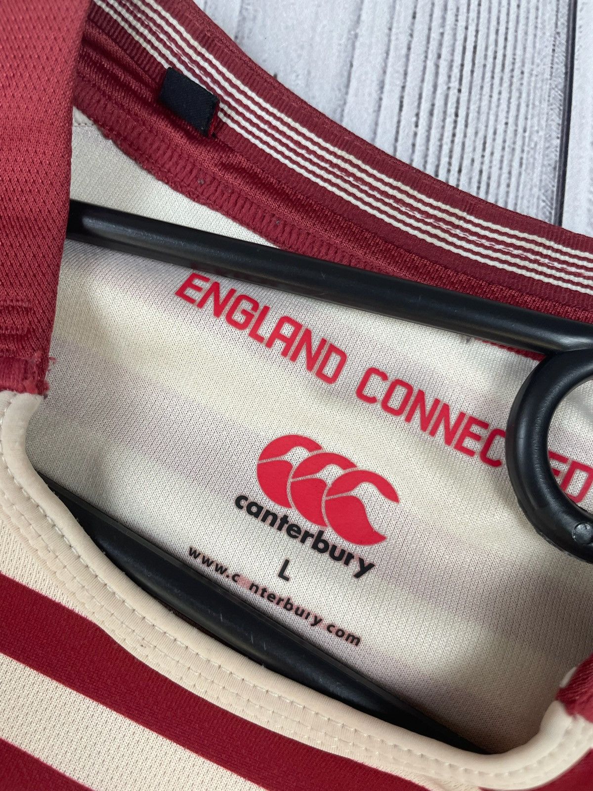 Canterbury of New Zealand Vintage England Canterbury striped jersey size L Size US L / EU 52-54 / 3 - 8 Thumbnail