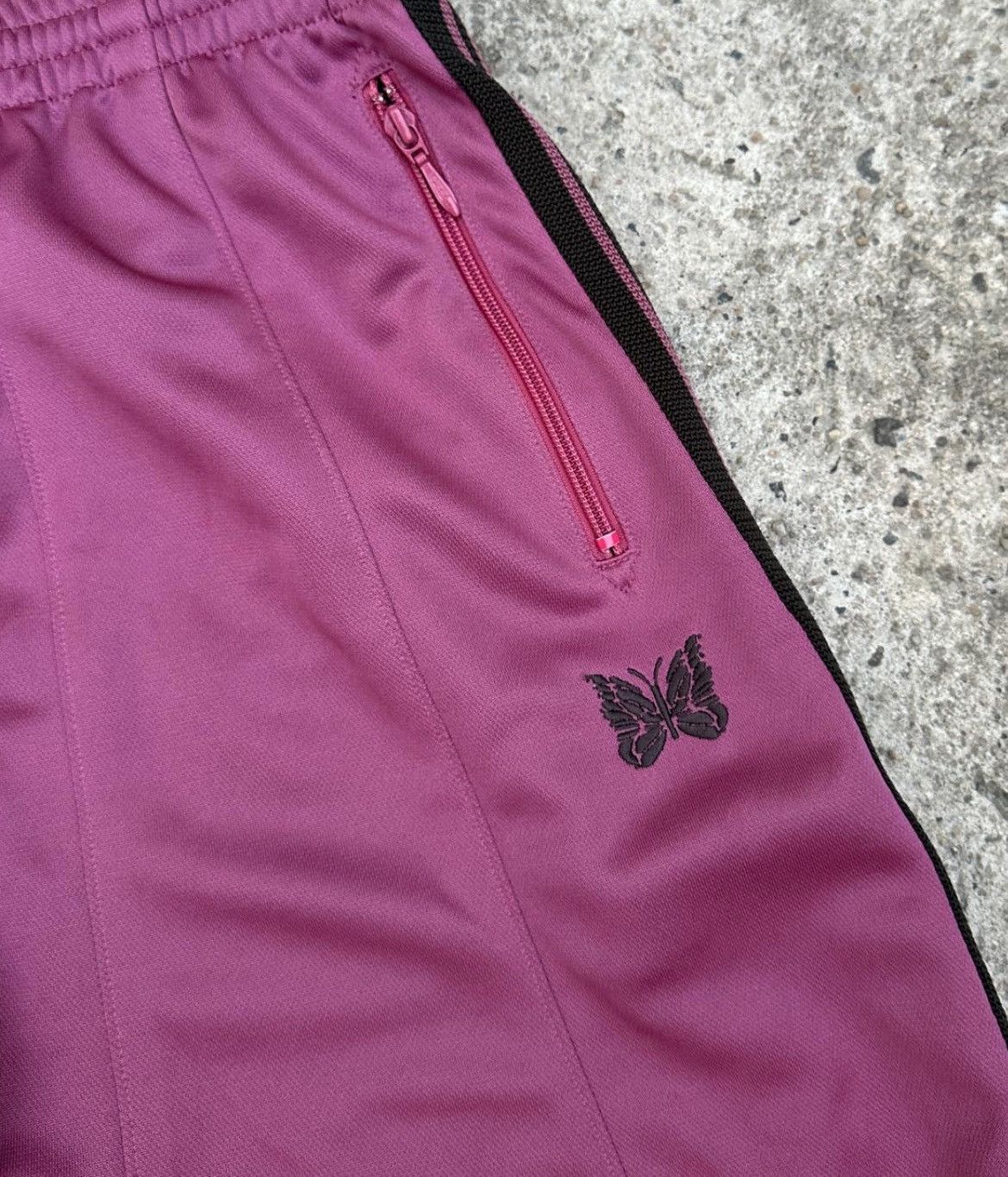 Needles Needles H.D. Track Pant Smoke Pink, L Size US 35 - 2 Thumbnail