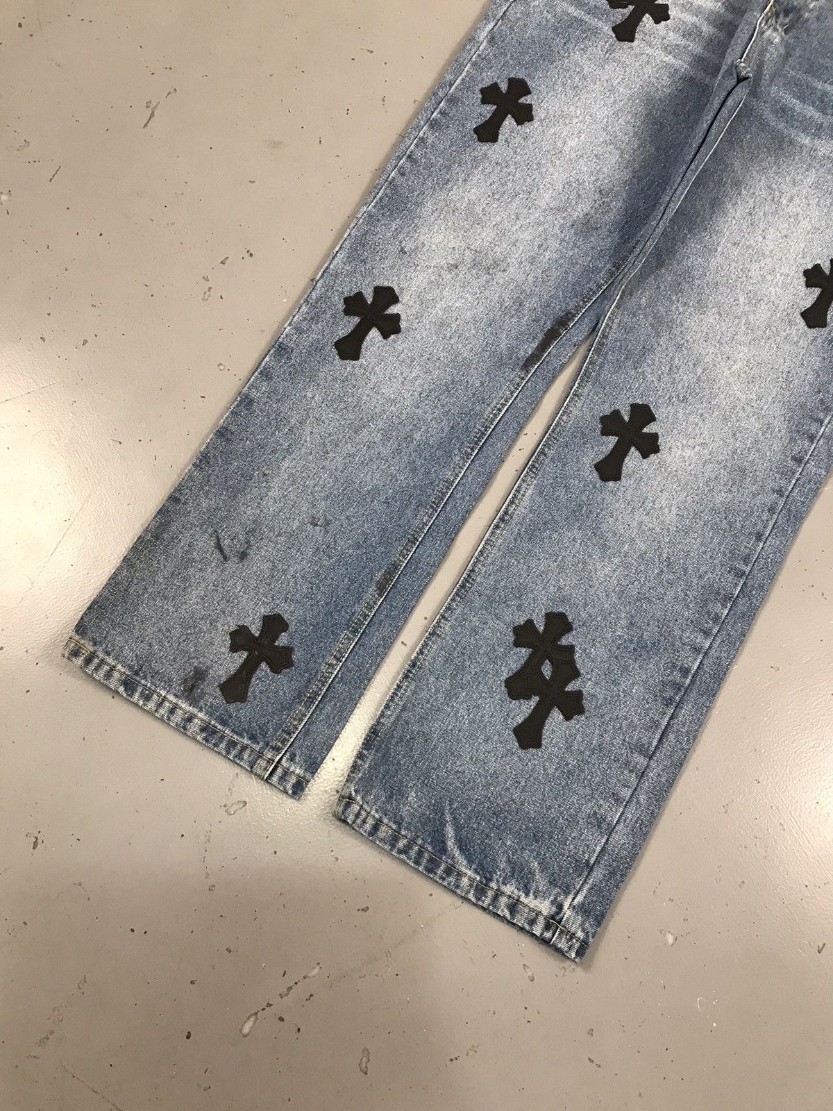 Vintage Rare vintage ch inspired patch denim pant Size US 34 / EU 50 - 3 Thumbnail