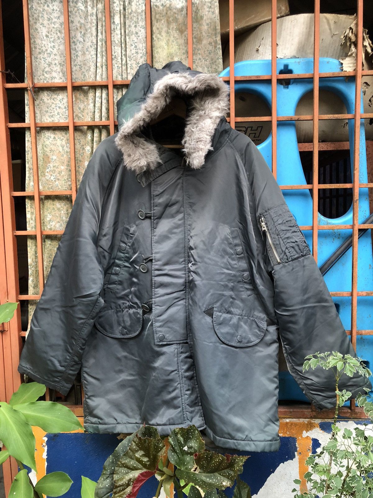 Other Bomber Jacket Overcoat Type - N - 3B Military Size US L / EU 52-54 / 3 - 1 Thumbnail