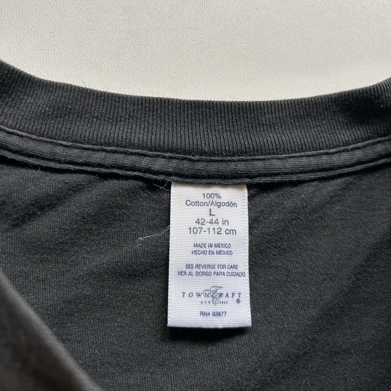 Vintage Vintage Sun Faded Black Pocket T-Shirt Large 90s Cotton USA Size US L / EU 52-54 / 3 - 4 Thumbnail