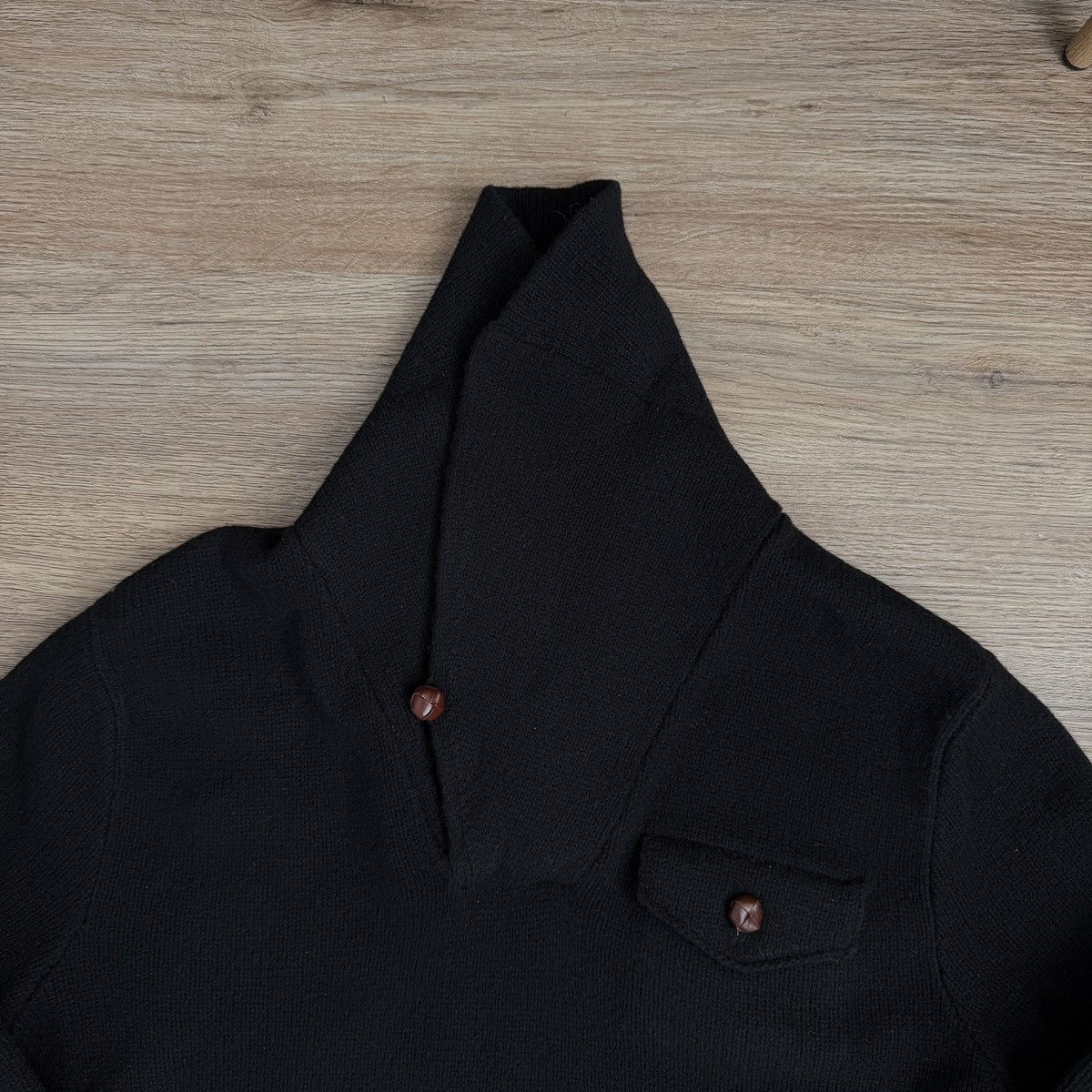 Polo Ralph Lauren Vintage Polo Ralph Lauren Collar Knit Sweater Leather Elbows Size US L / EU 52-54 / 3 - 2 Thumbnail
