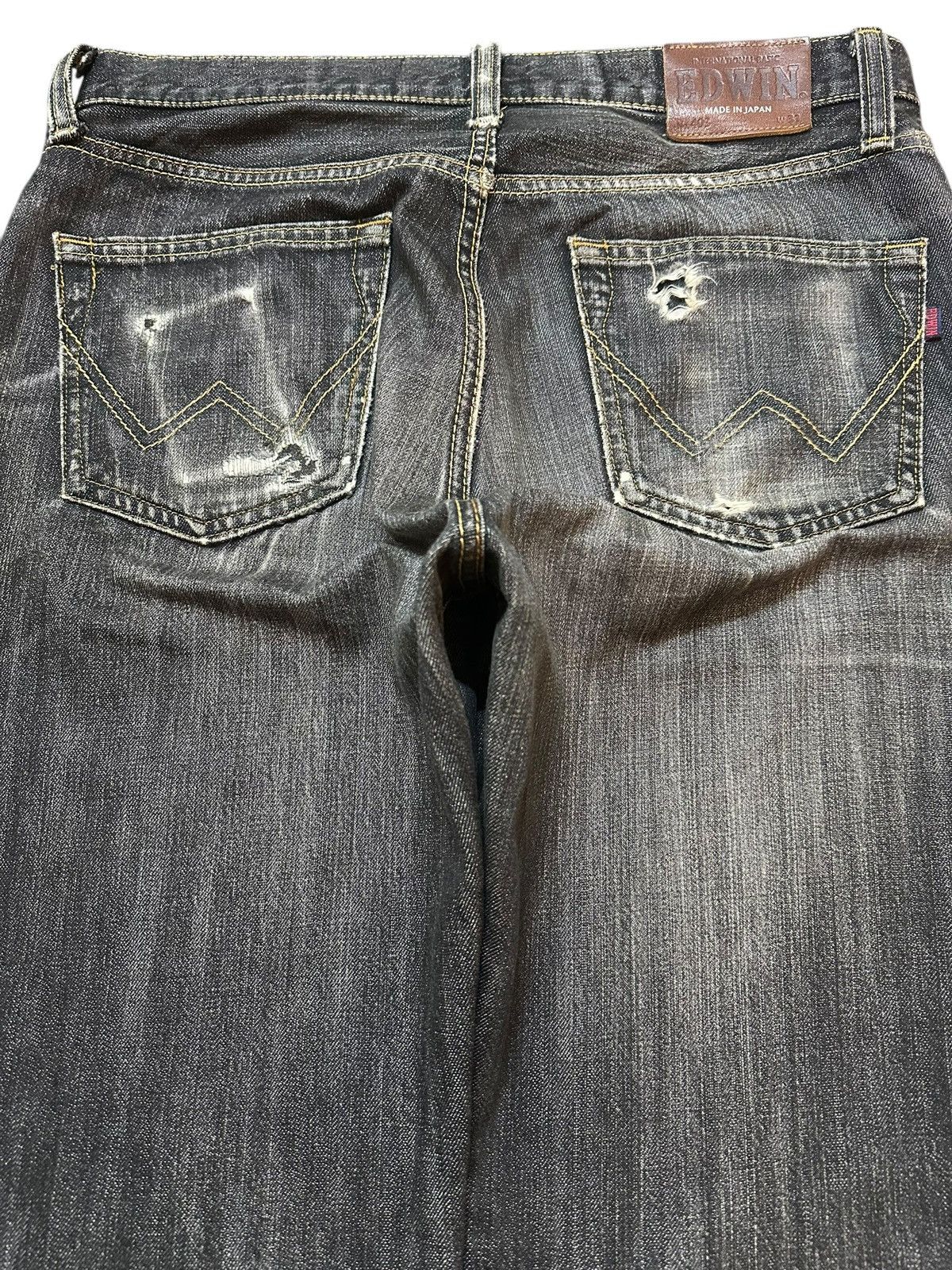 Edwin Vintage Japan Edwin 403 Faded Wash Style Loose Jeans Size US 32 / EU 48 - 5 Thumbnail