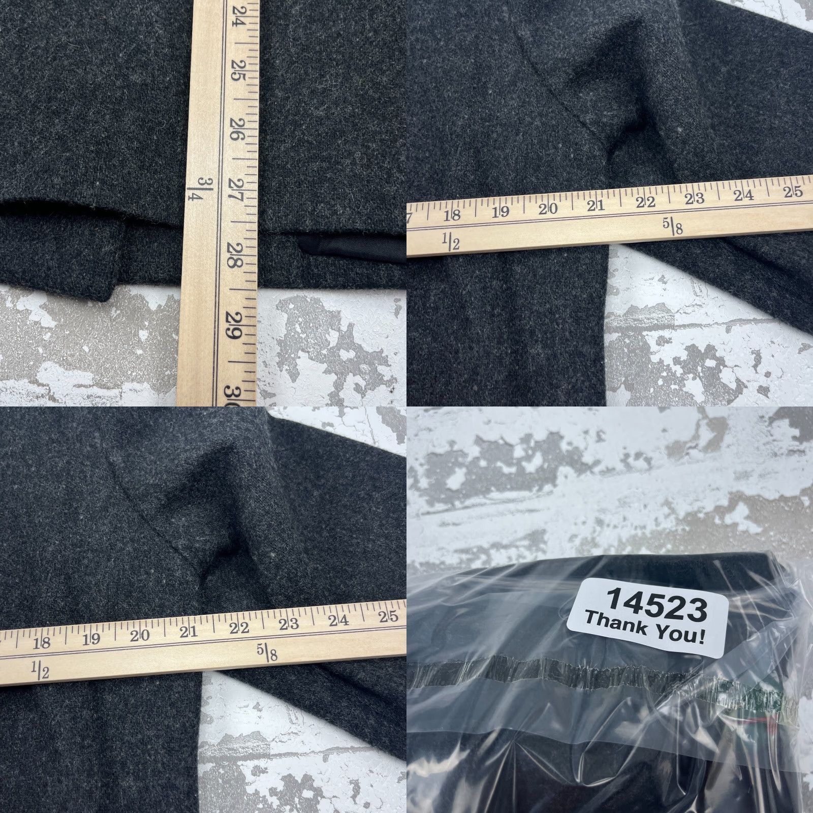 Orvis VINTAGE Orvis Women’s Wool Blazer 12 Gray Long Sleeve Casual Fall Winter Ladies Size XL / US 12-14 / IT 48-50 - 8 Thumbnail