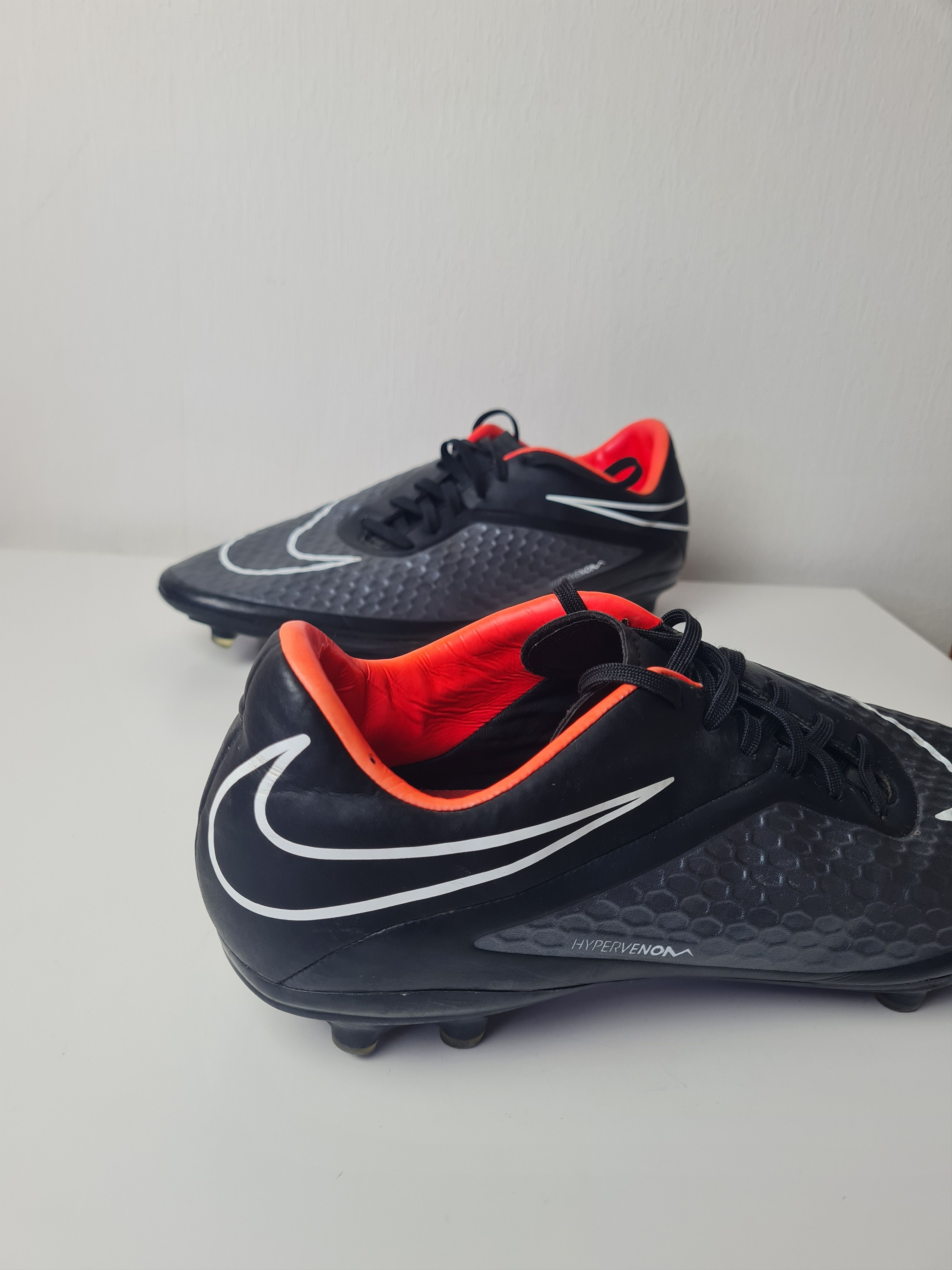 Nike Nike Mens Hypervenom Phelon FG Soccer Black 599730-016 Size US 11.5 / EU 44-45 - 2 Thumbnail