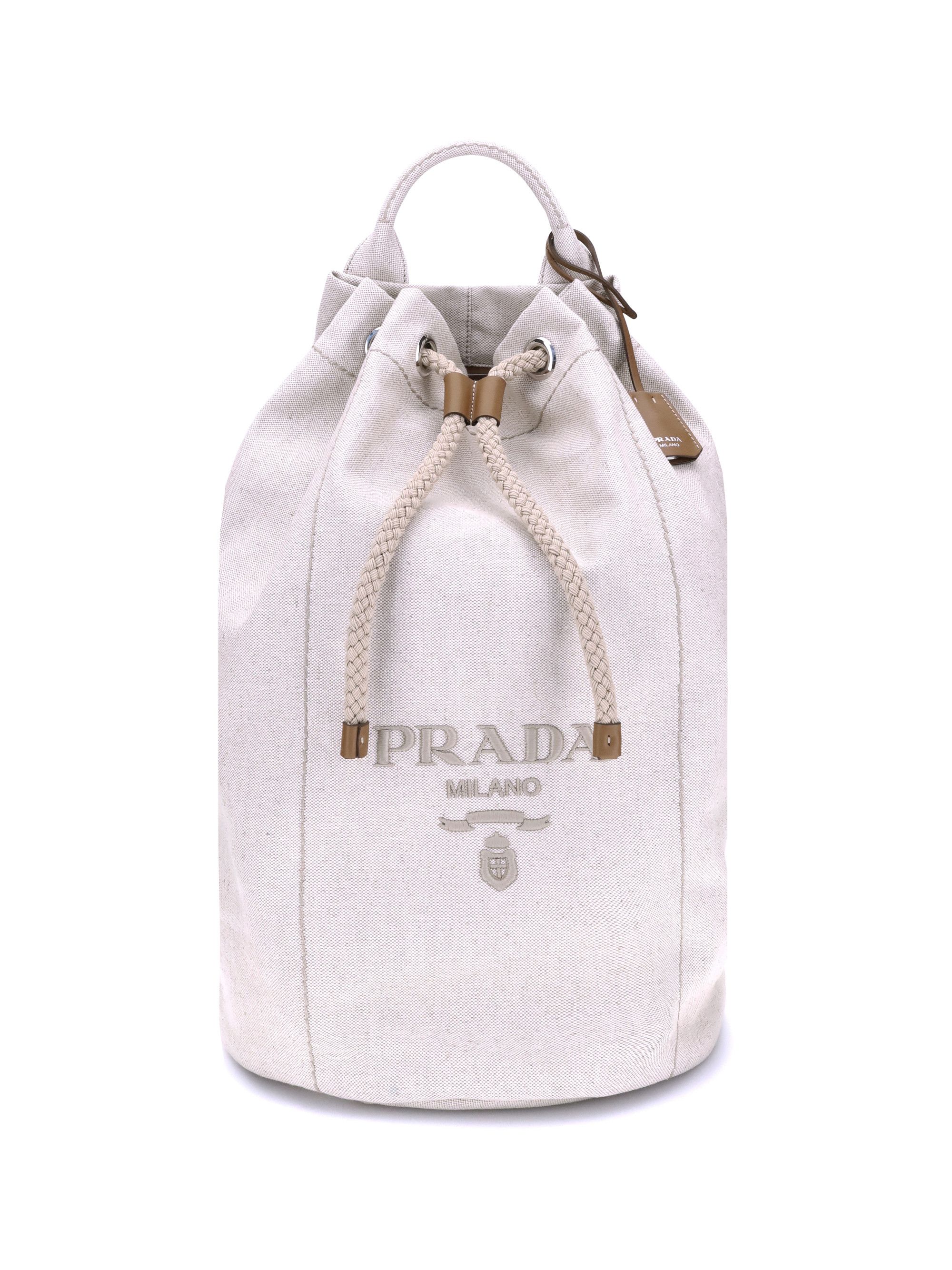 Prada Linen Bucket Bag Size ONE SIZE - 1 Thumbnail