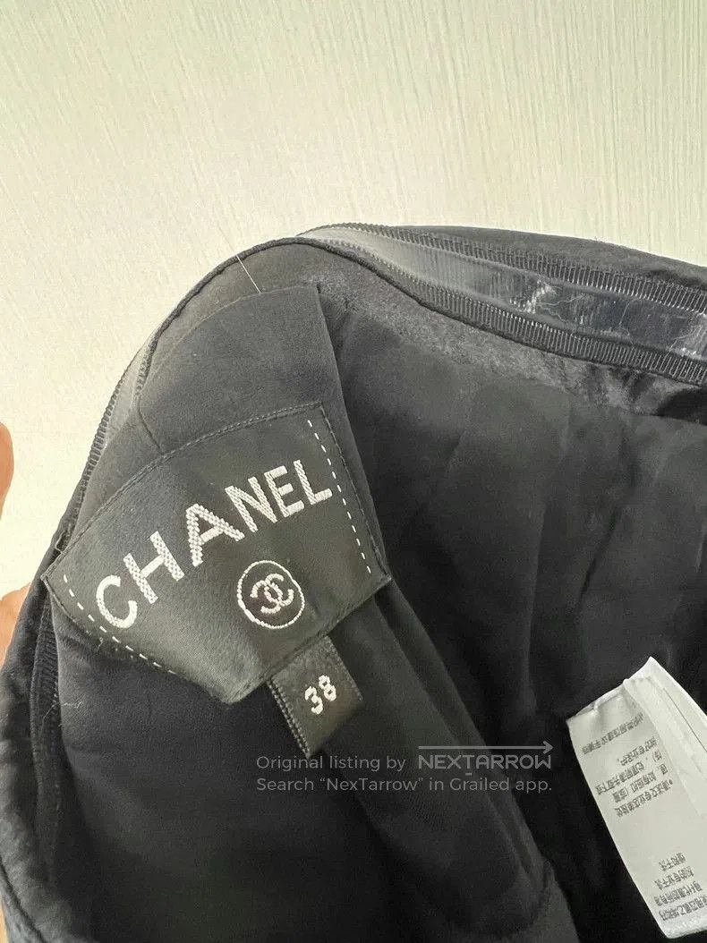 Chanel Chanel 20A Strapless Black Dress. Size US S / EU 44-46 / 1 - 4 Thumbnail