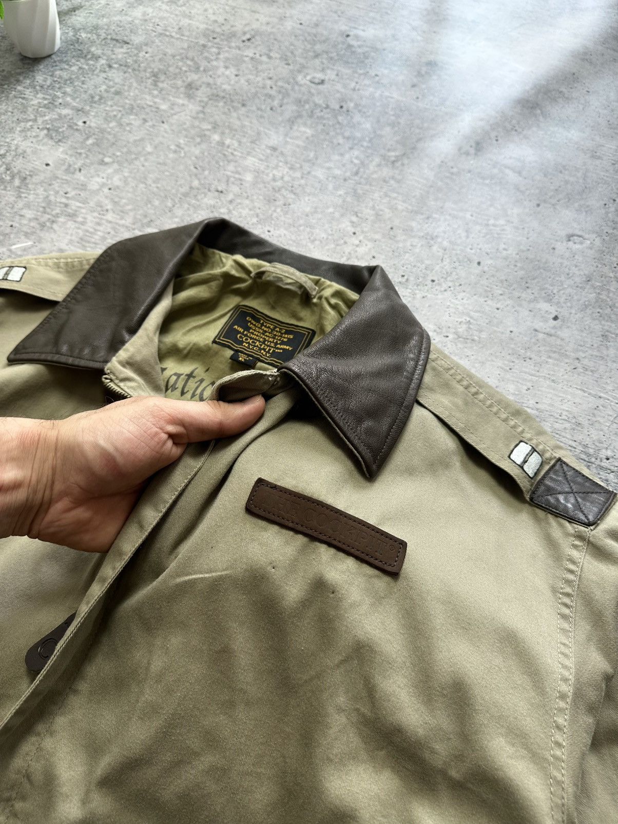 Cockpit USA Cockpit U.S.A. Military A-2 Army Utility Field Jacket Y2K Size US XL / EU 56 / 4 - 4 Thumbnail