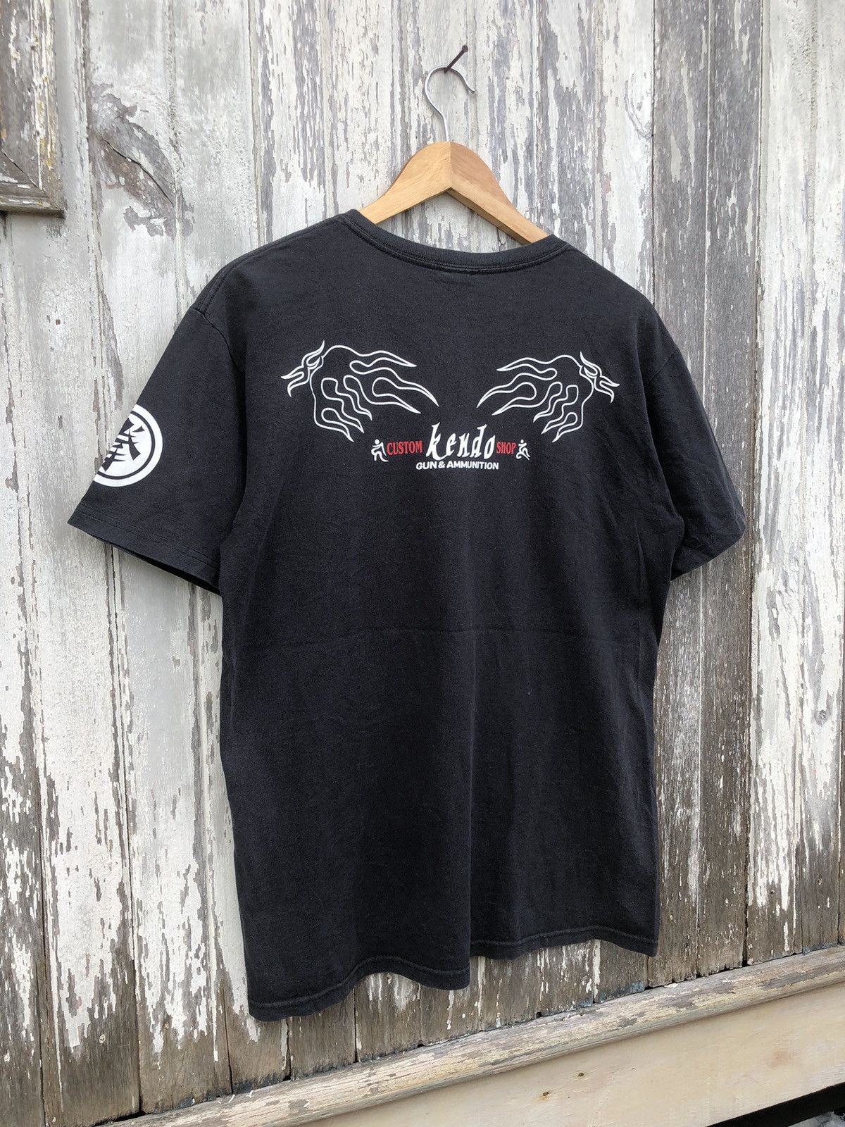 Japanese Brand × Vintage Vintage Sunfaded Biohazard X STARS DRAGON Tee Size US M / EU 48-50 / 2 - 12 Thumbnail
