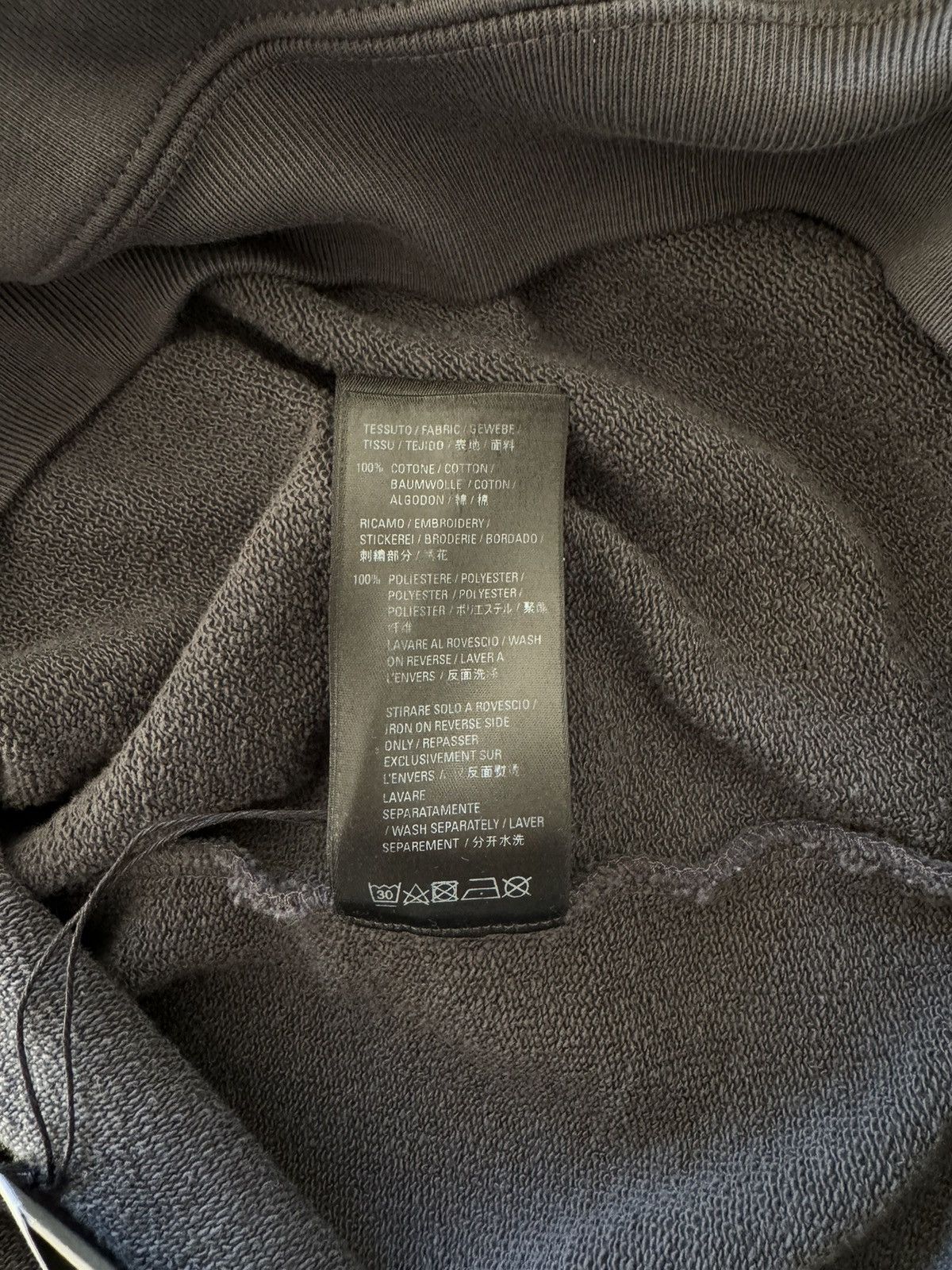 Balenciaga BALENCIAGA MEN'S POLITICAL CAMPAIGN HOODIE LARGE FIT IN GREY Size US XS / EU 42 / 0 - 9 Thumbnail