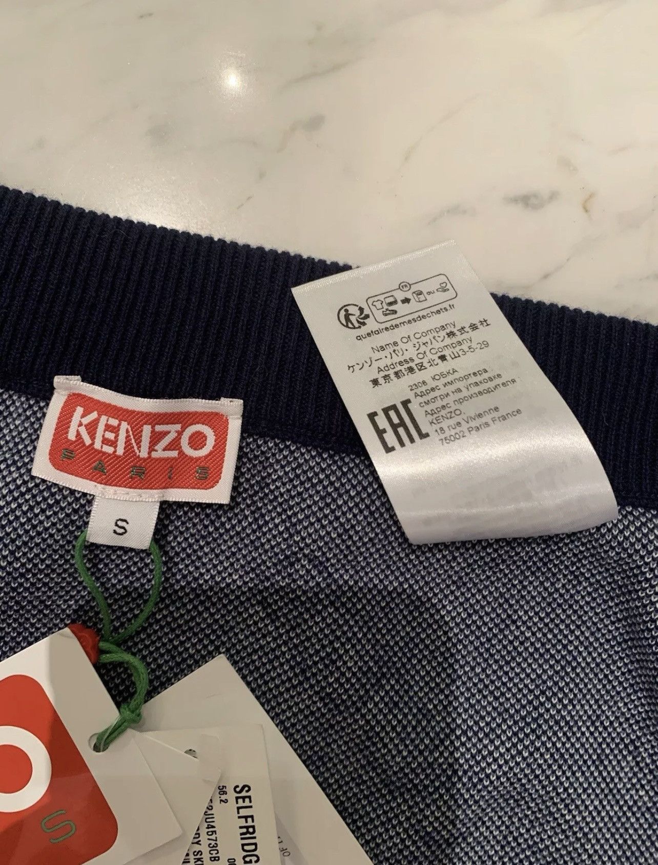 Kenzo KENZO X VERDY 'KENZO BY VERDY' MINISKIRT Blue Size 28" / US 6 / IT 42 - 16 Thumbnail