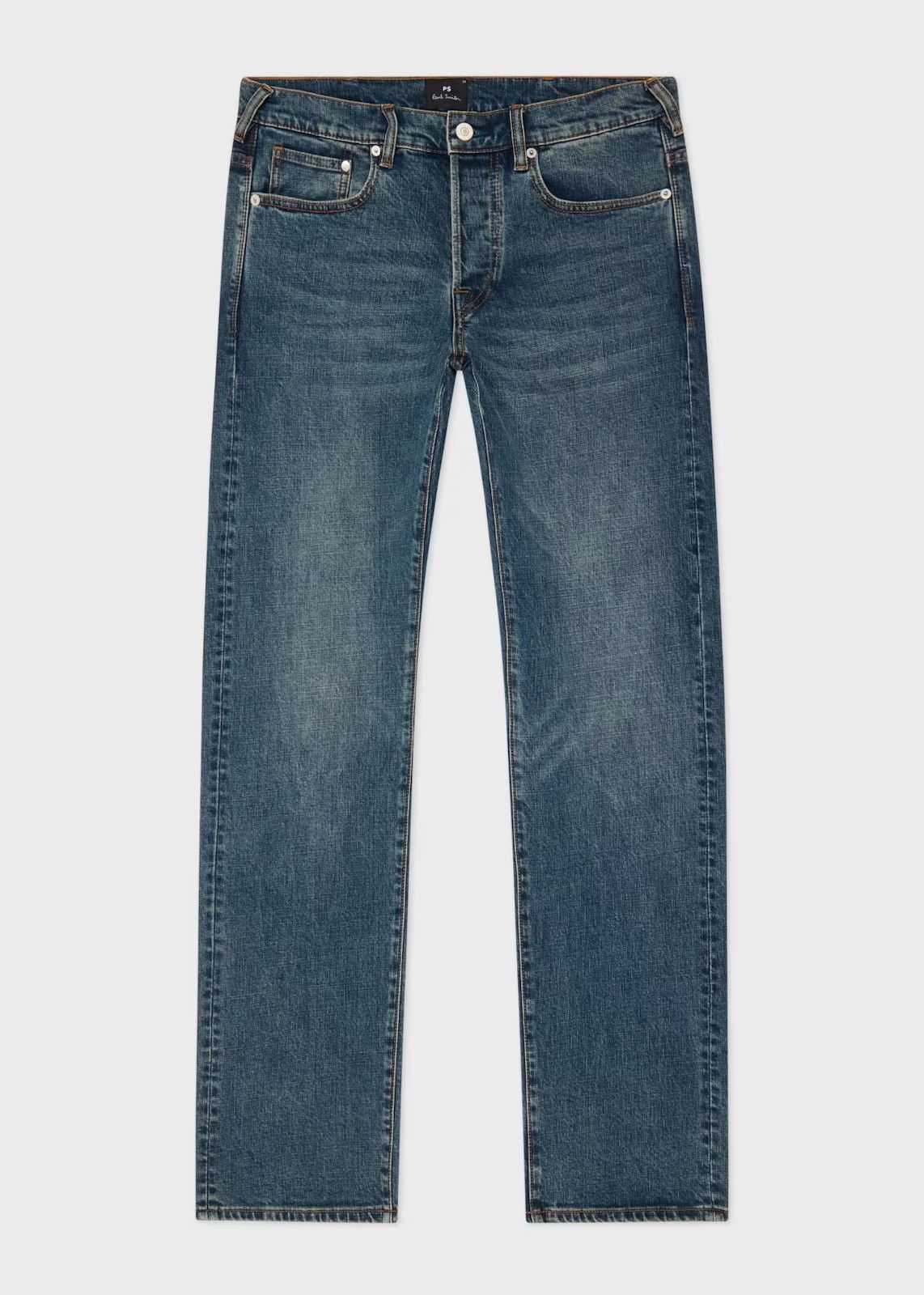 Paul Smith Paul Smith Crosshatch Stretch Blue-Rinse Jeans Size US 31 - 5 Thumbnail