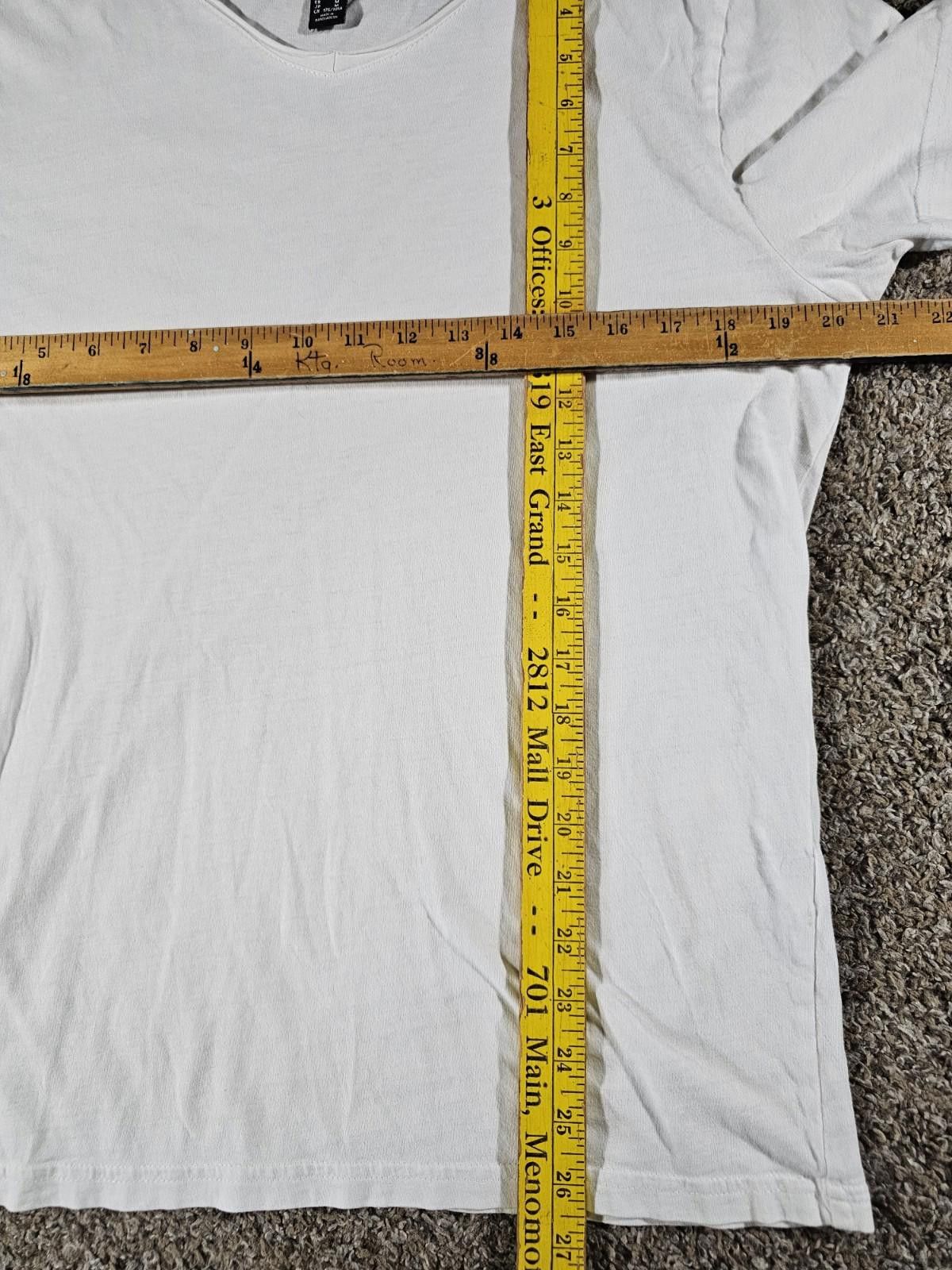 Forever 21 Forever 21 Mens Medium White Tshirt Size US M / EU 48-50 / 2 - 4 Thumbnail