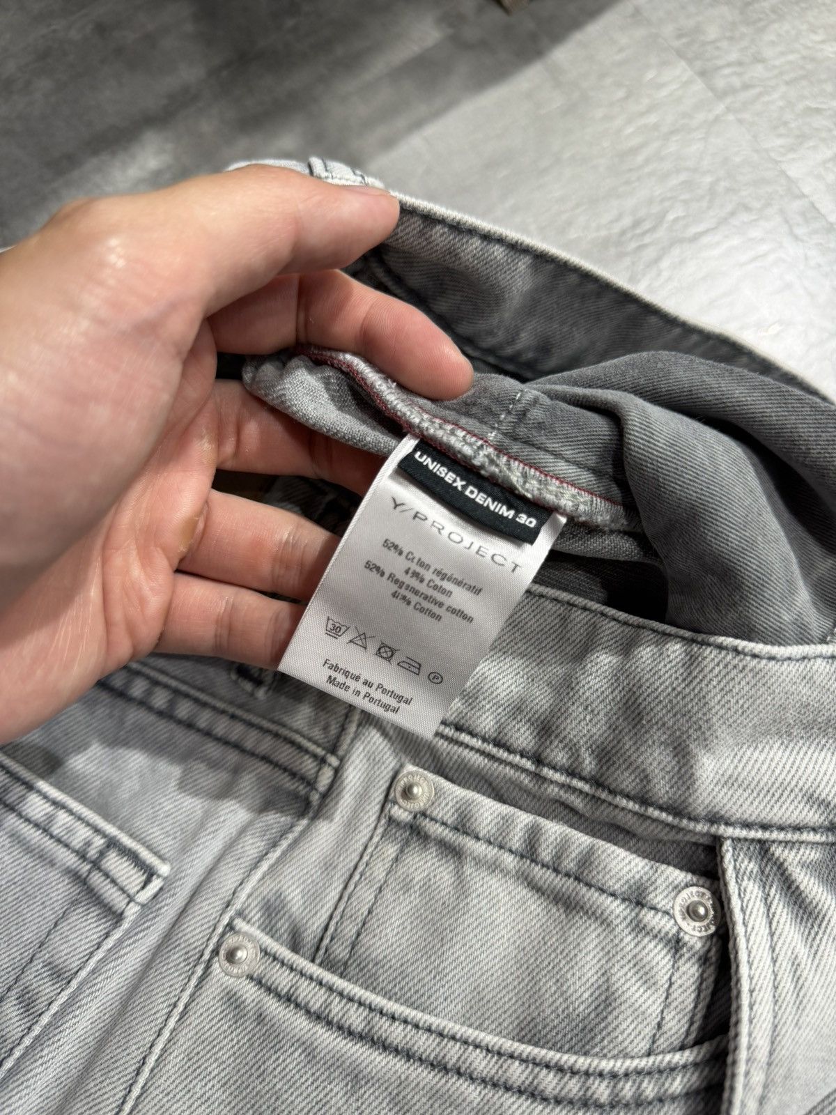 Y/Project Y/Project Banana Jeans - Grey Size US 30 / EU 46 - 8 Thumbnail