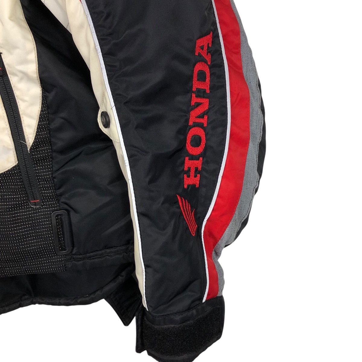 Vintage 📌Vintage Racing Jacket Motorcycle Honda Big Logo Spell Out Size US L / EU 52-54 / 3 - 18 Thumbnail