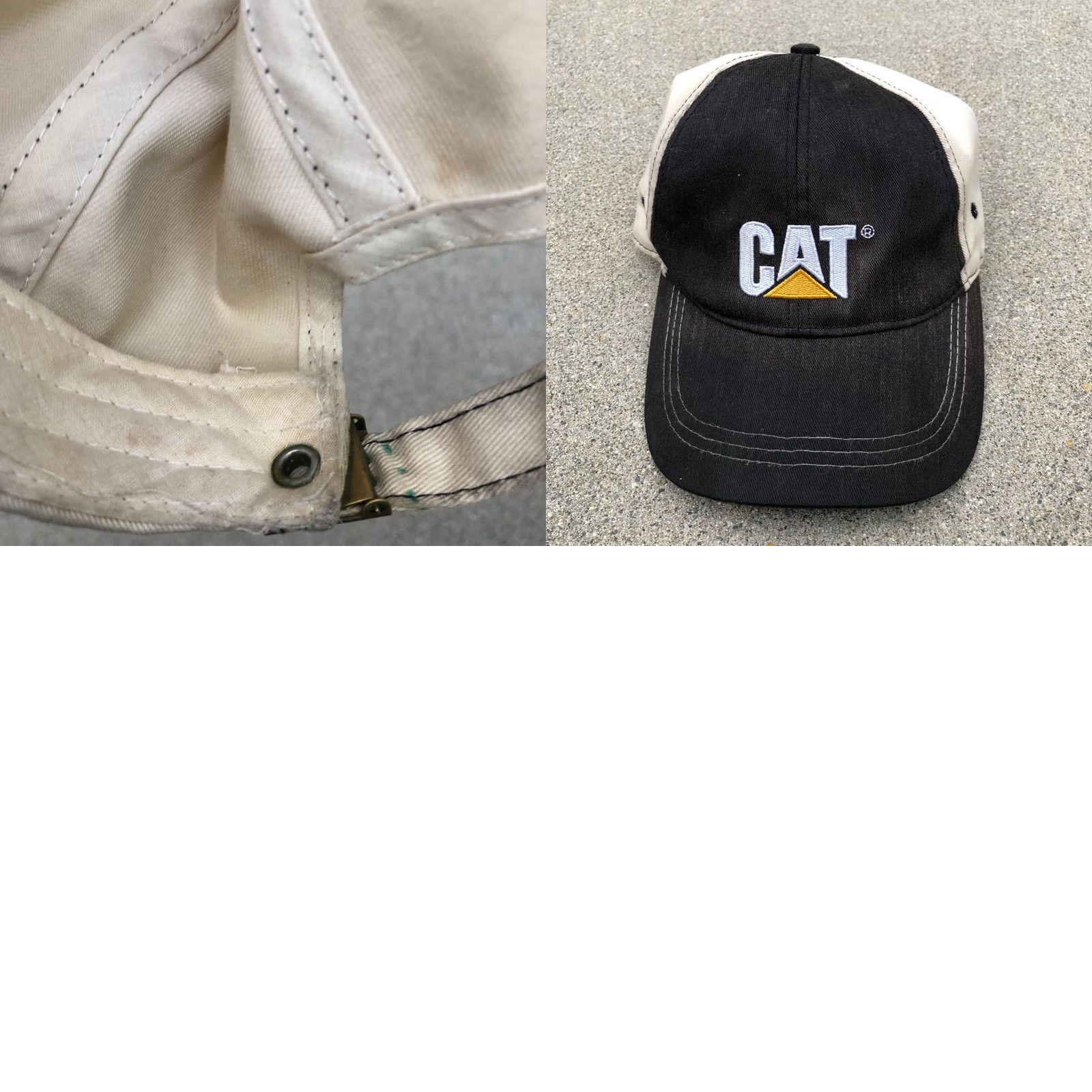 Vintage VINTAGE CATAPILLAR CAT Baseball Hat Men's Adjustable Cap Black Size ONE SIZE - 8 Thumbnail