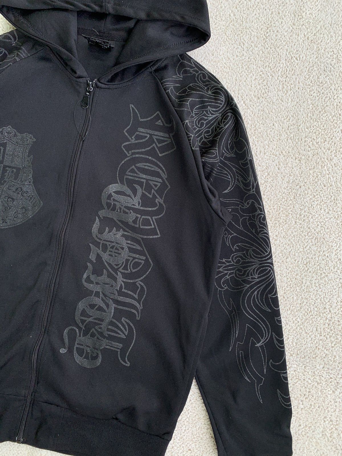 If Six Was Nine × Japanese Brand × Le Grande Bleu (L.G.B.) Vtg Y2k Clash Crossing Revolt Poem Zipper Hoodie Size US L / EU 52-54 / 3 - 7 Thumbnail