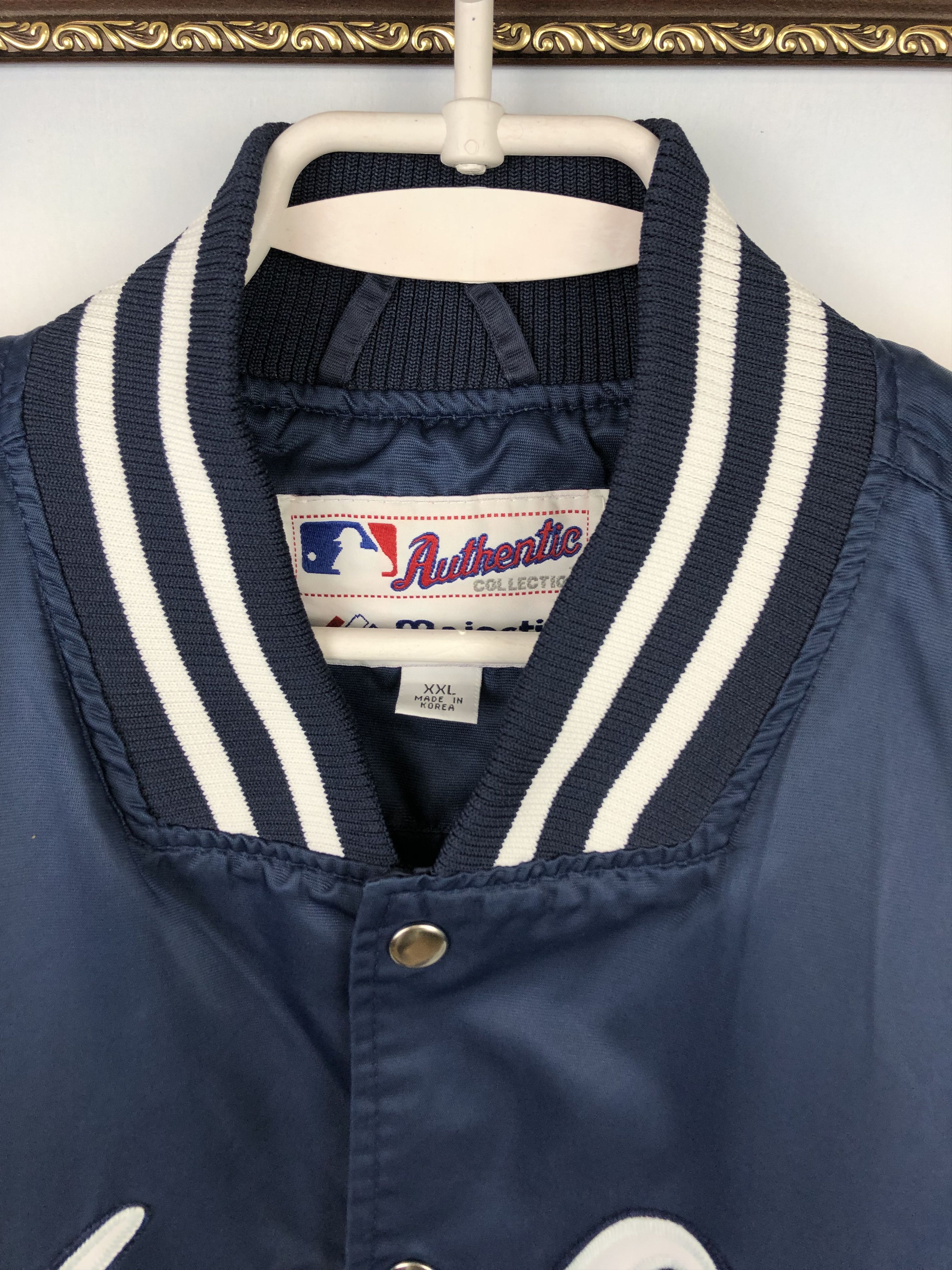 Majestic Vintage Majestic Varsity Jacket MLB New York Yankees Satin Size US XXL / EU 58 / 5 - 4 Thumbnail