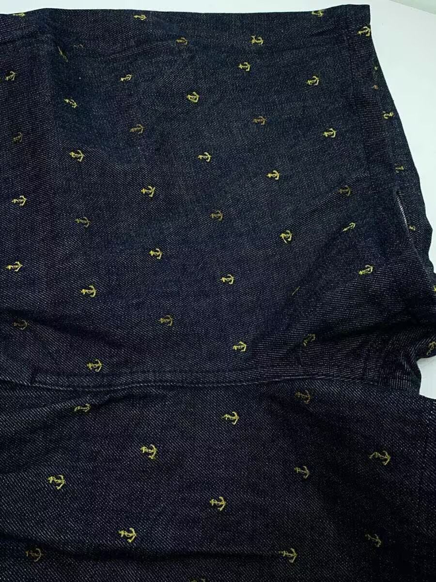 Kapital Embroidered Anchor Sailor Denim Shorts Size US 28 / EU 44 - 8 Thumbnail