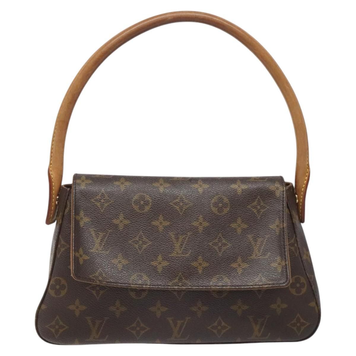 Louis Vuitton Mini Looping Brown Canvas Shoulder Bag (Pre-Owned) Size ONE SIZE - 1 Thumbnail
