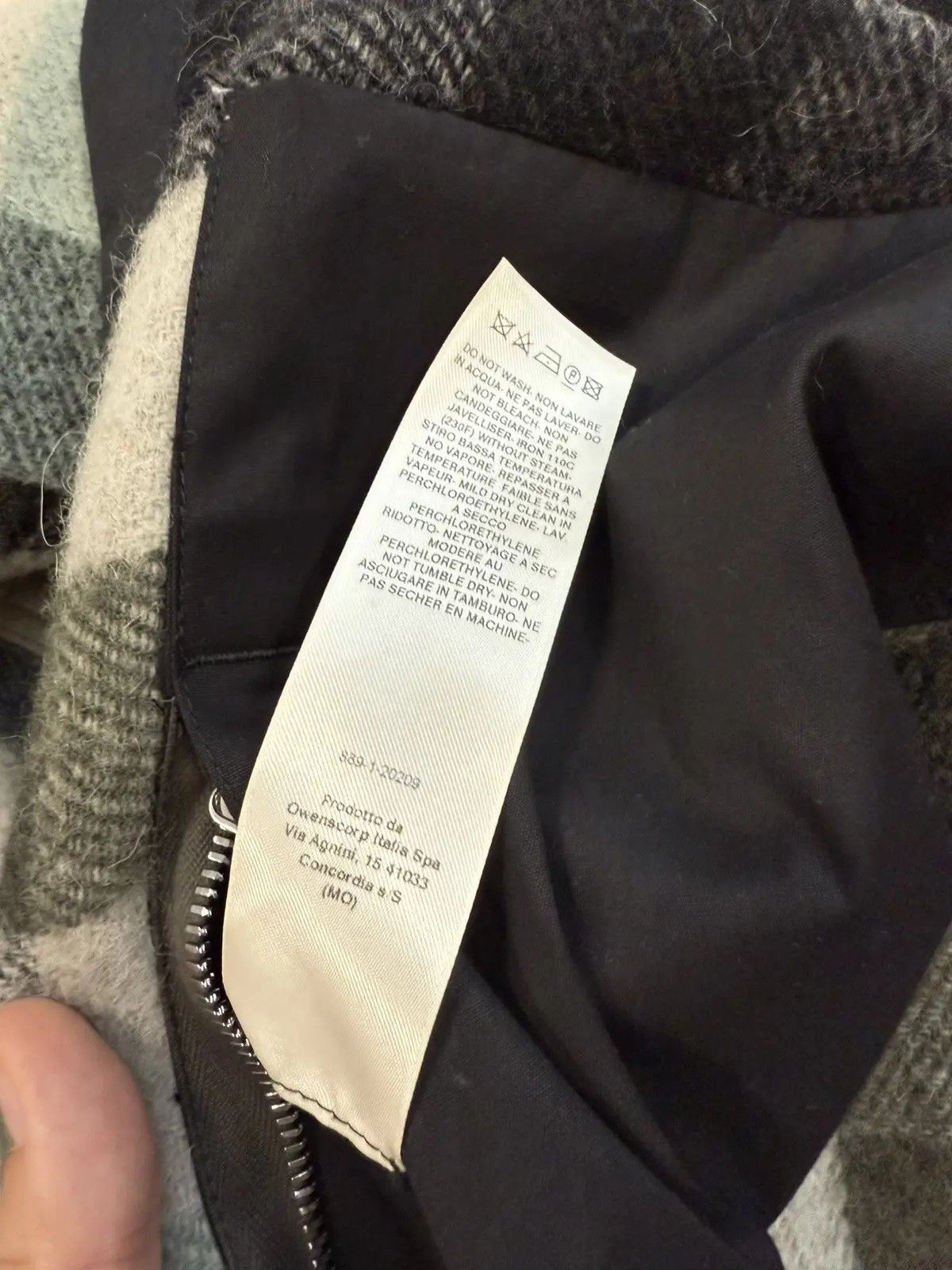 Rick Owens STROBE FW22 ALPACA OUTERSHIRT Size US L / EU 52-54 / 3 - 8 Thumbnail