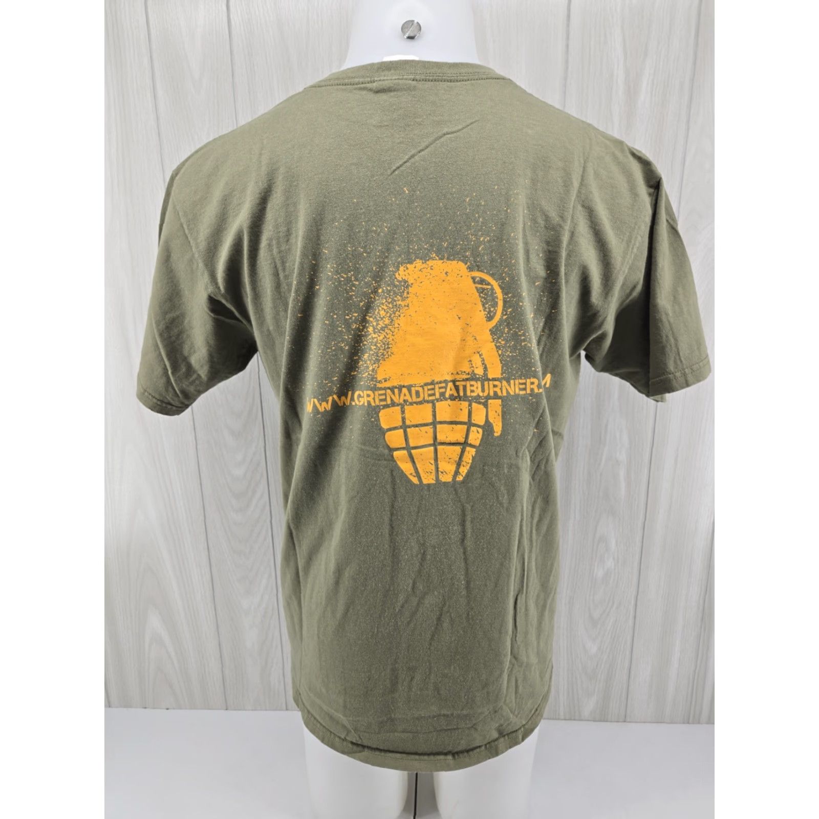 Anvil VINTAGE Grenade Thermo Detonator Fat Burner Shirt Mens Green Size Large Size US L / EU 52-54 / 3 - 2 Thumbnail
