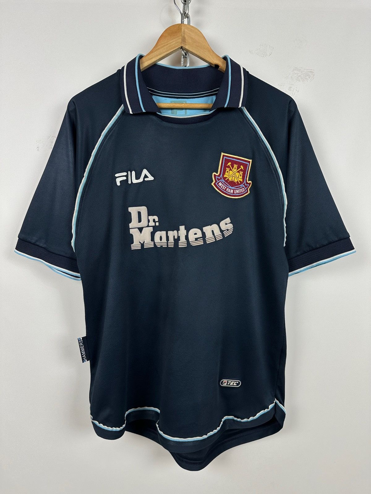 Fila Vintage 1999/00 Fila West Ham United Retro Third Kit Jersey Size US M / EU 48-50 / 2 - 1 Thumbnail