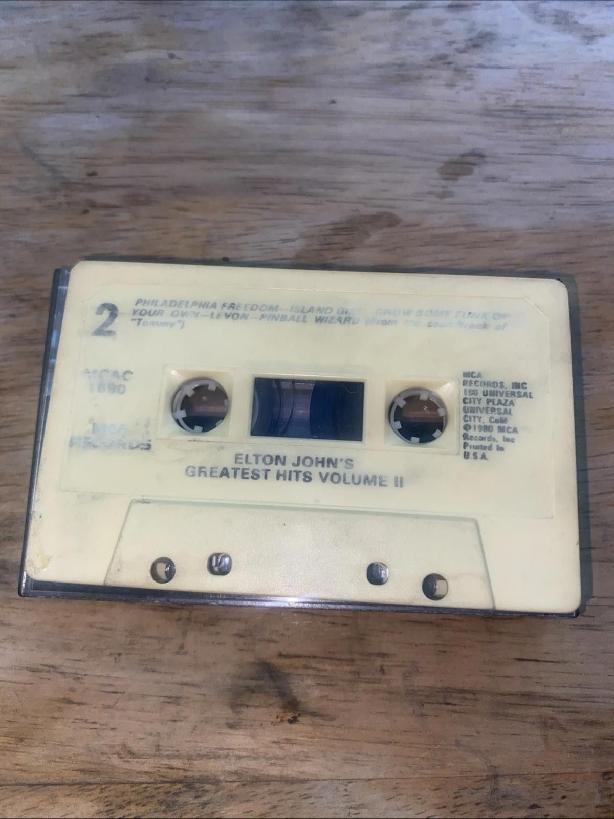 Other Elton John Greatest Hits Volume II Cassette 1980 MCA Size ONE SIZE - 2 Thumbnail