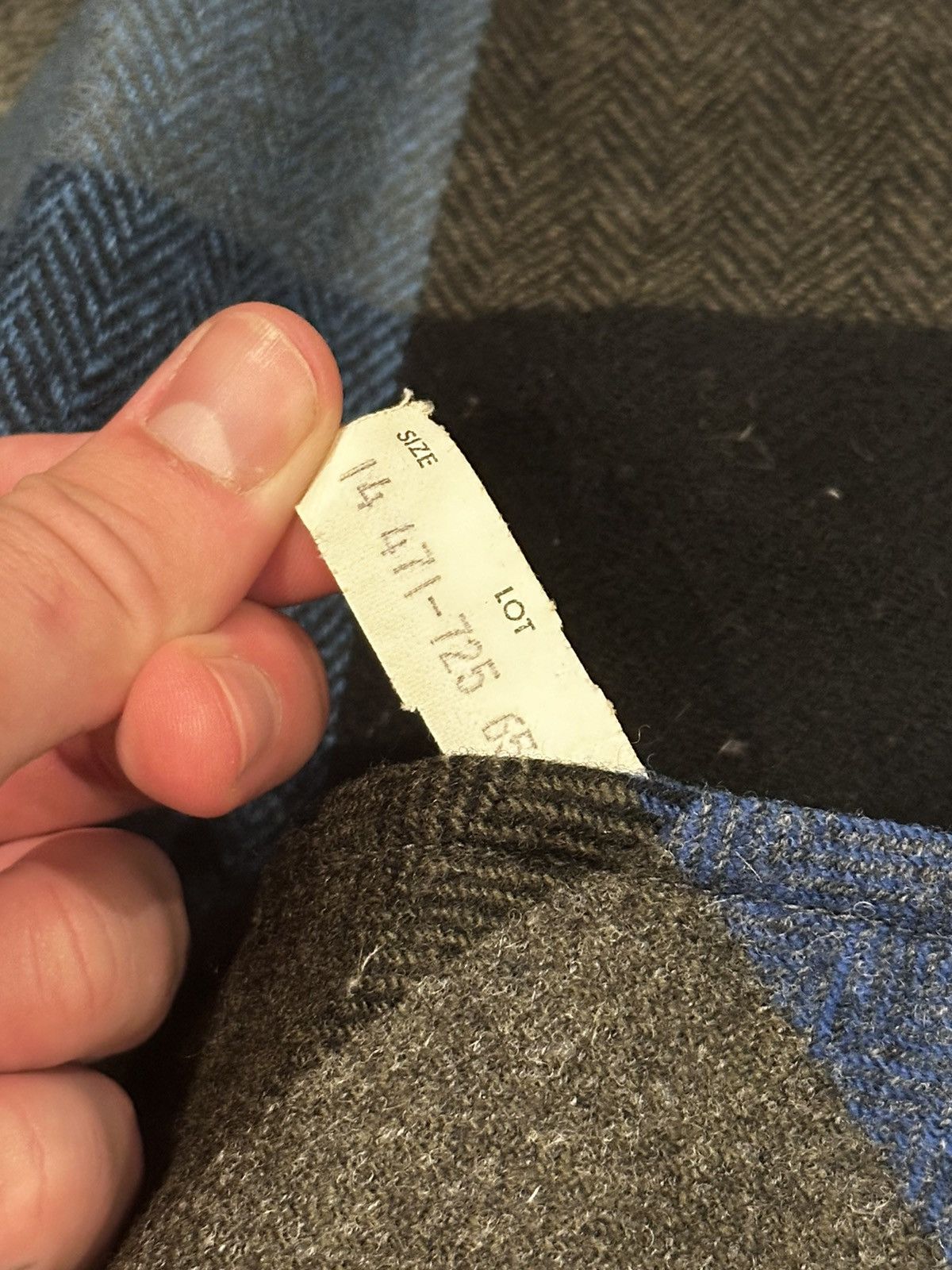 Pendleton × Vintage Vintage 40s 50s Pendleton 49er Jacket Wool Blue Black Plaid Size US L / EU 52-54 / 3 - 9 Thumbnail
