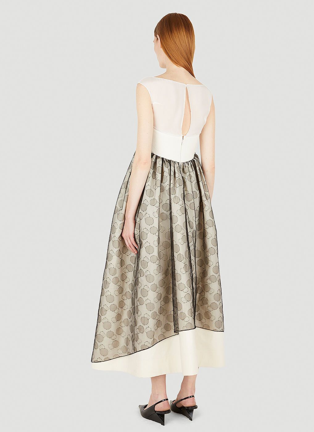 Maison Margiela o1y0625 Maxi Dress in Multicolor Size S / US 4 / IT 40 - 4 Thumbnail