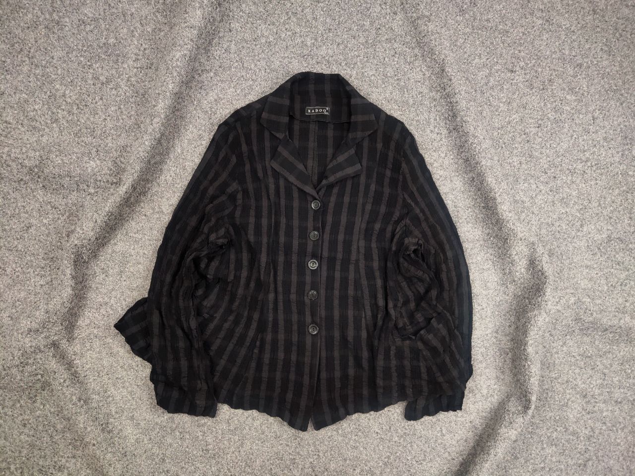 Vintage Xadoo Berlin Designer Avant Garde Light Textured Jacket Size L / US 10 / IT 46 - 1 Thumbnail