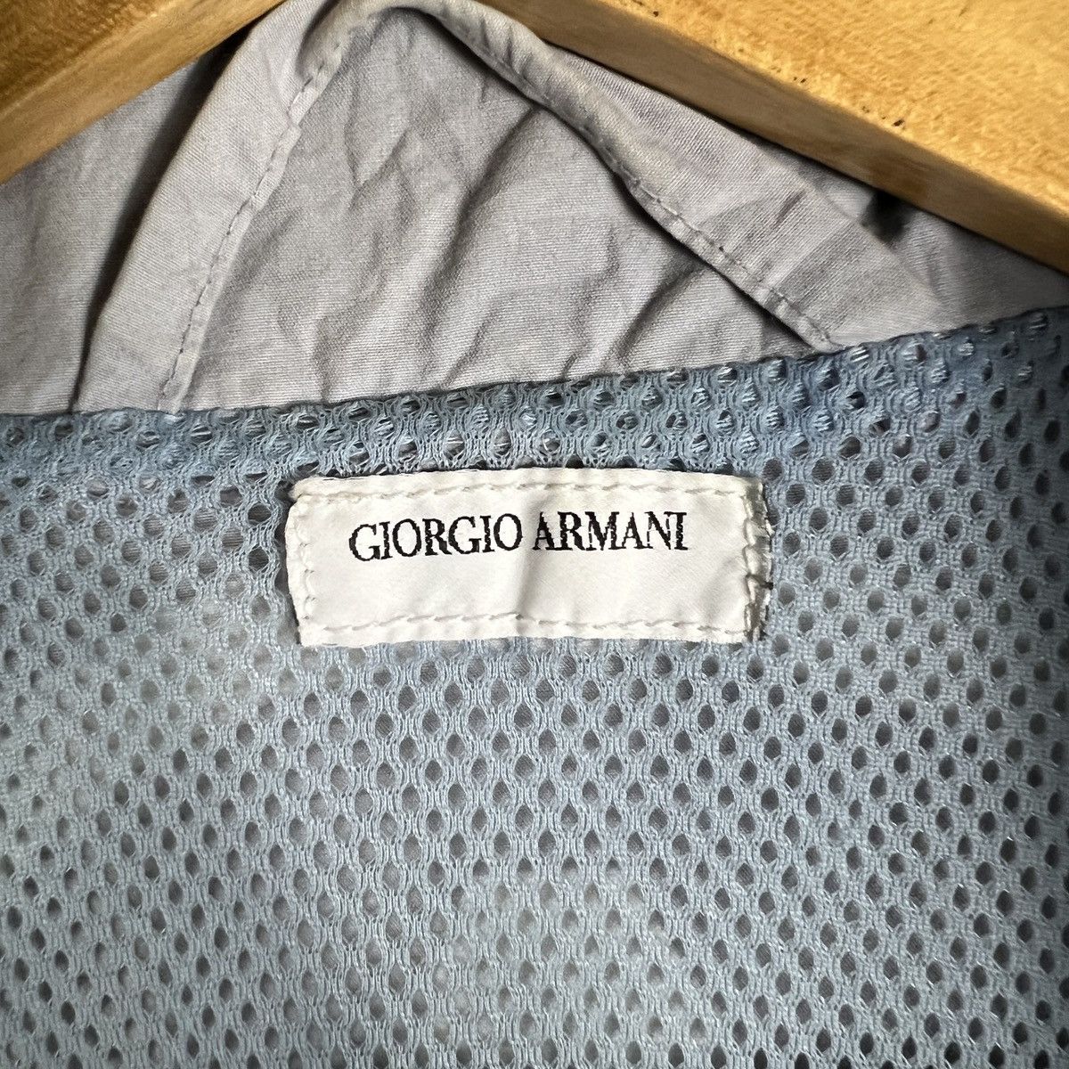 Giorgio Armani Vintage Giorgio Armani Hoodie Jacket Made In Italy Size M Size US M / EU 48-50 / 2 - 13 Thumbnail