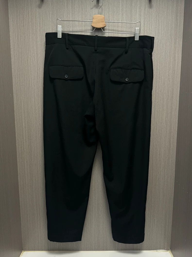 Yohji Yamamoto Yohji Yamamoto size 2 11aw cropped pleated wool tapered pa Size US 28 / EU 44 - 2 Thumbnail