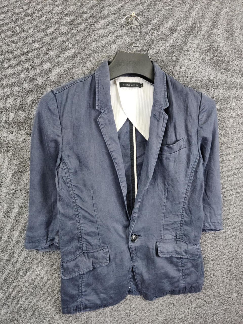 GOSTAR DE FUGA Gostar De Fuga Navy Button Blazer Jacket Size US S / EU 44-46 / 1 - 4 Thumbnail