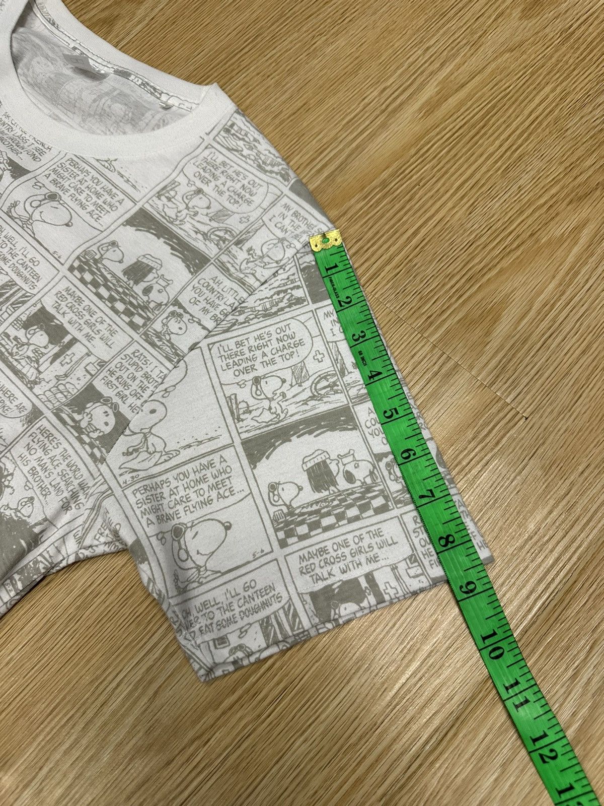Peanuts × Vintage Peanuts Comics Full Print Tshirt A573 Size US M / EU 48-50 / 2 - 8 Thumbnail