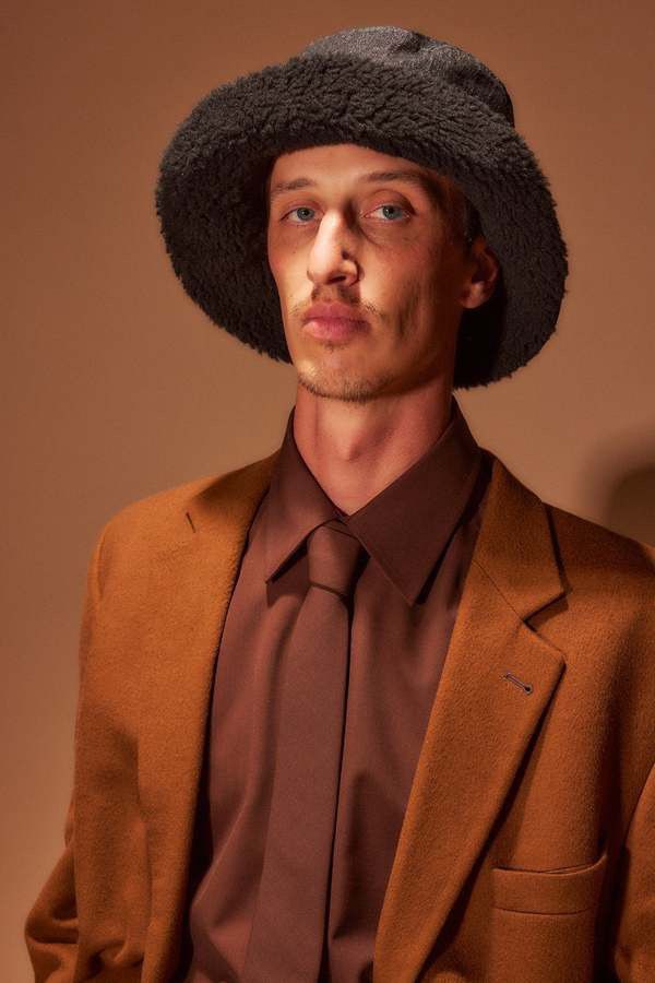 Designer Clyde Reversible Denim Sherpa Bucket Hat Size M Made in USA Size ONE SIZE - 3 Thumbnail