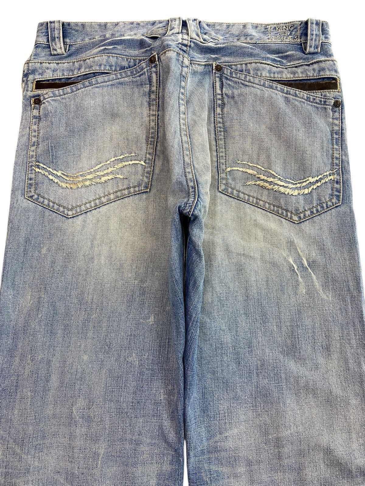 Japanese Brand Japanese Brand Faded Wash Style Straight Leg Jeans Size US 36 / EU 52 - 4 Thumbnail