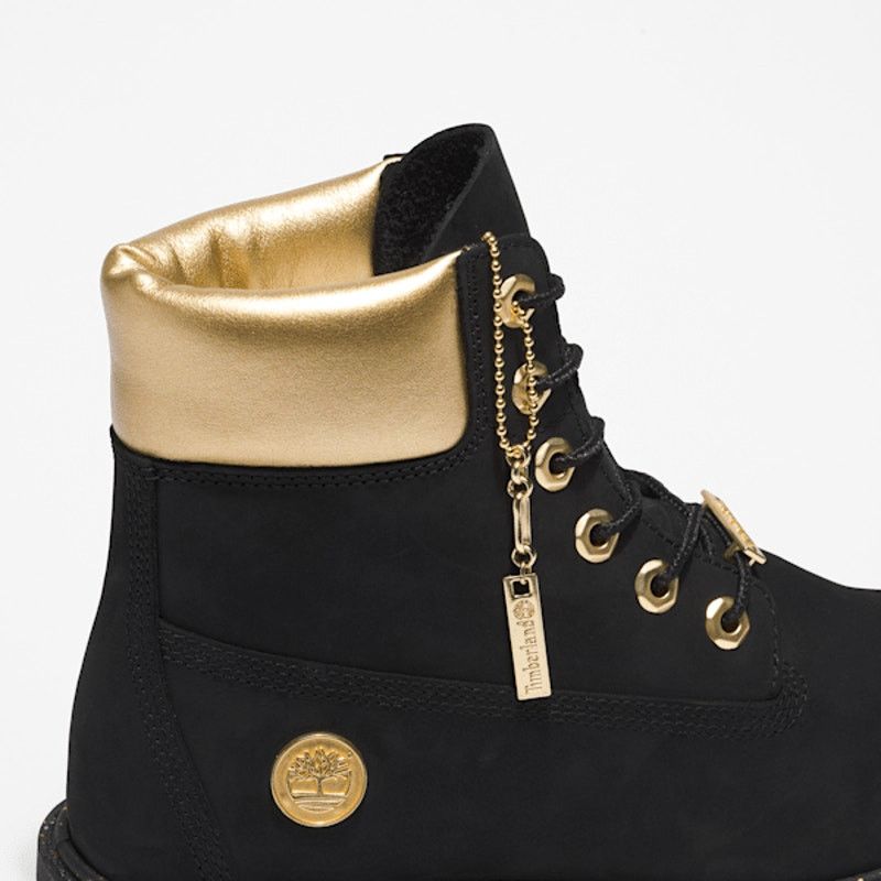 Timberland Timberland Heritage 6 In Black Gold Womens Size 6 Size US 6 / IT 36 - 7 Thumbnail