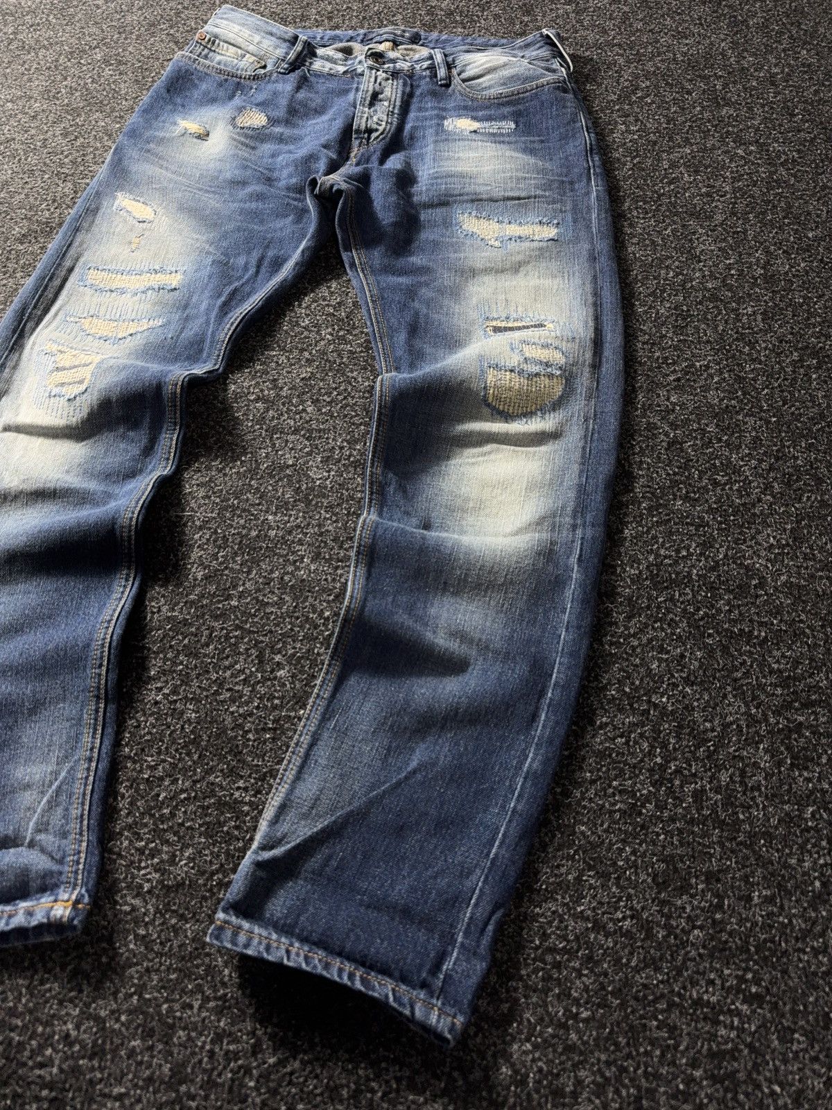 If Six Was Nine × Scotch & Soda × Vintage Distressed 2000s Scotch & Soda denim pants jeans y2k style Size US 31 - 3 Thumbnail