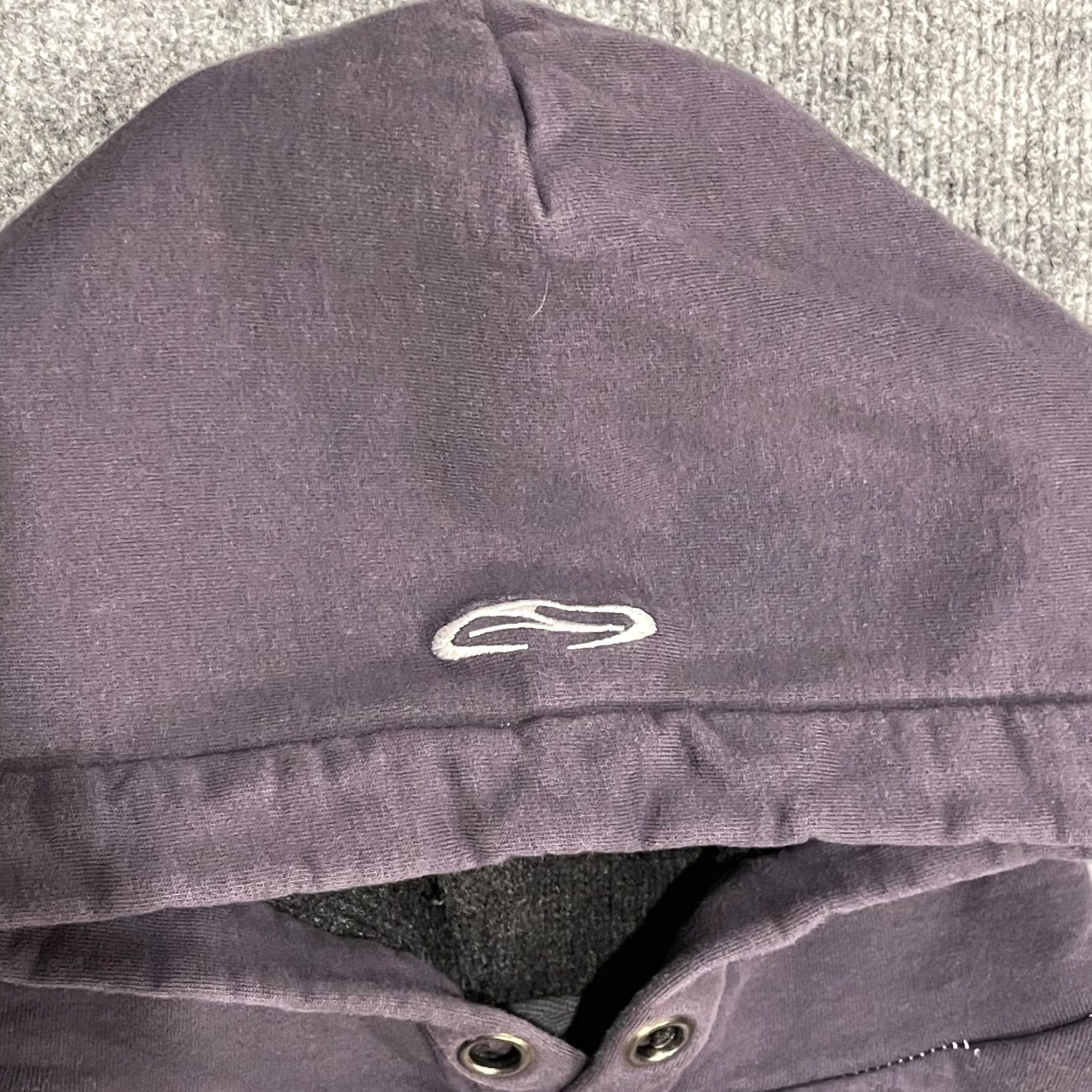Vintage Gongshow Gear Hoodie Mens XL Purple Pullover Kangaroo Pocket Graphic Print Logo Embroidered Hooded Size US XL / EU 56 / 4 - 5 Thumbnail