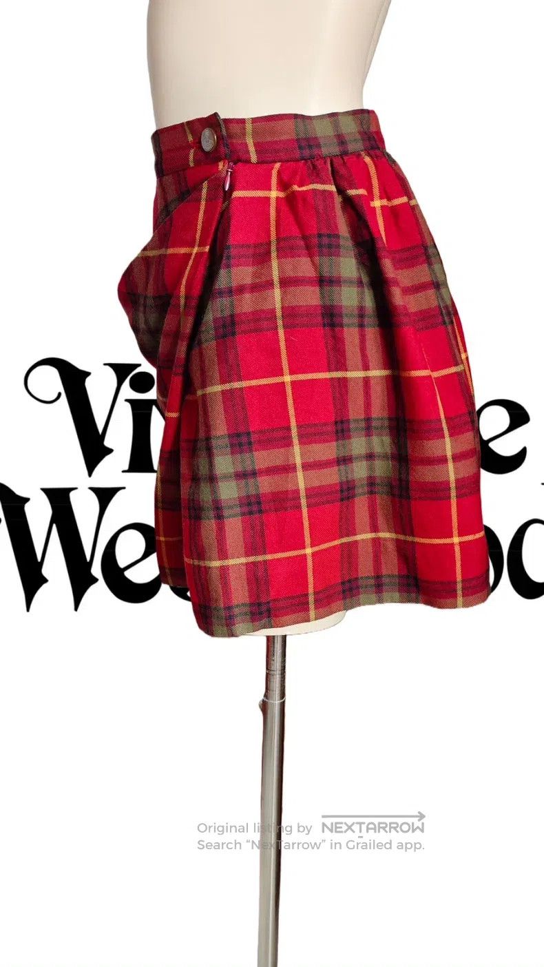 Vivienne Westwood Vivienne Westwood size 1 Red Plaid Skirt Size 24" / US 00 / IT 34 - 2 Thumbnail