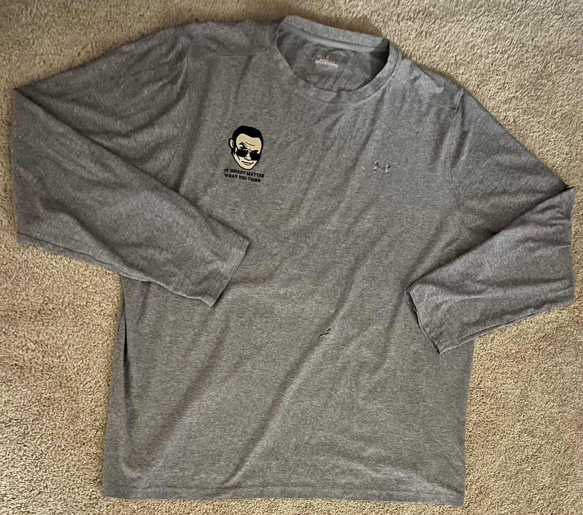Under Armour × Vintage × WWF VINTAGE WWF THE ROCK UNDER ARMOUR LS Size US XXL / EU 58 / 5 - 4 Thumbnail