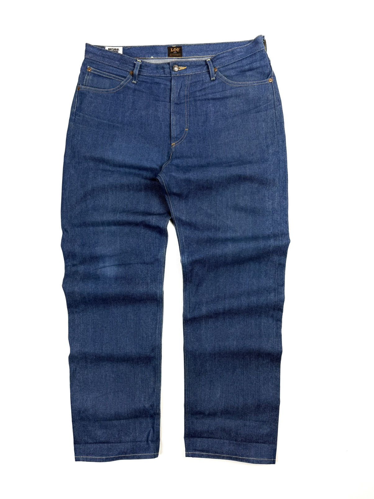 Lee Lee 101 Natural Indigo Jeans Japanese Selvedge Denim Blue L Size US 34 / EU 50 - 2 Thumbnail