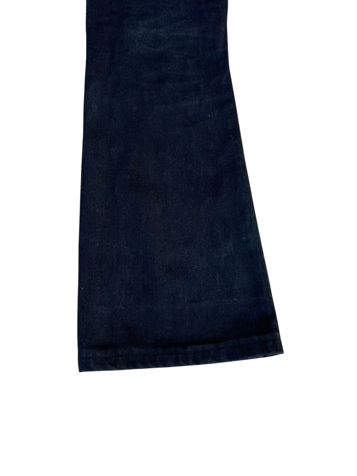Vintage Vintage Celt & Cobra Japan Fade Black Denim Flare Jeans Size US 30 / EU 46 - 19 Thumbnail